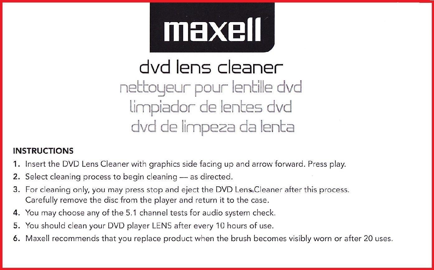 Maxell DVD-LC DVD Lens Cleaner customer photo 2