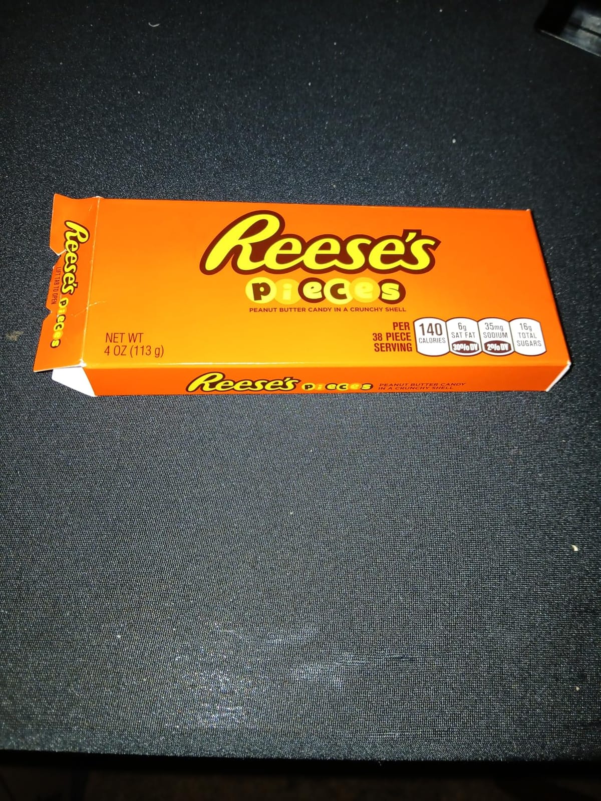 REESE'S PIECES Peanut Butter in a Crunchy Shell, Candy Boxes, 4 oz (12 Count) customer photo 1