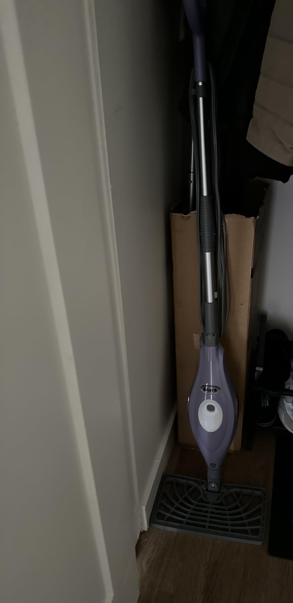 Shark Steam Pocket Mop with 2 Washable Double-sided Pads, Purple, S3501 customer photo 1