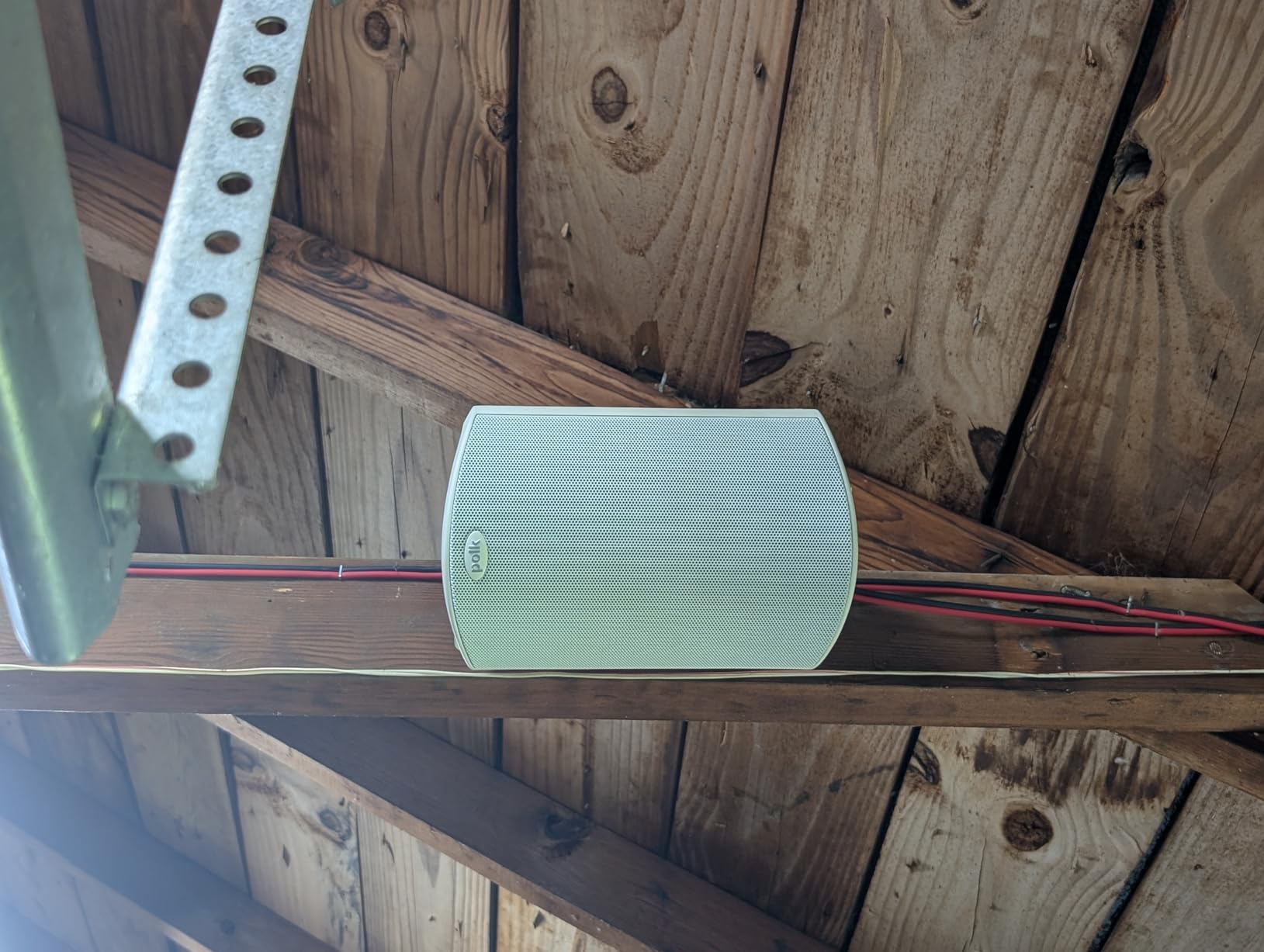 Polk Audio Atrium 4 Weatherproof Outdoor Speakers with Powerful Bass (Pair, Black), All-Weather Durability, Broad Sound Coverage, Speed-Lock Mounting System customer photo 2