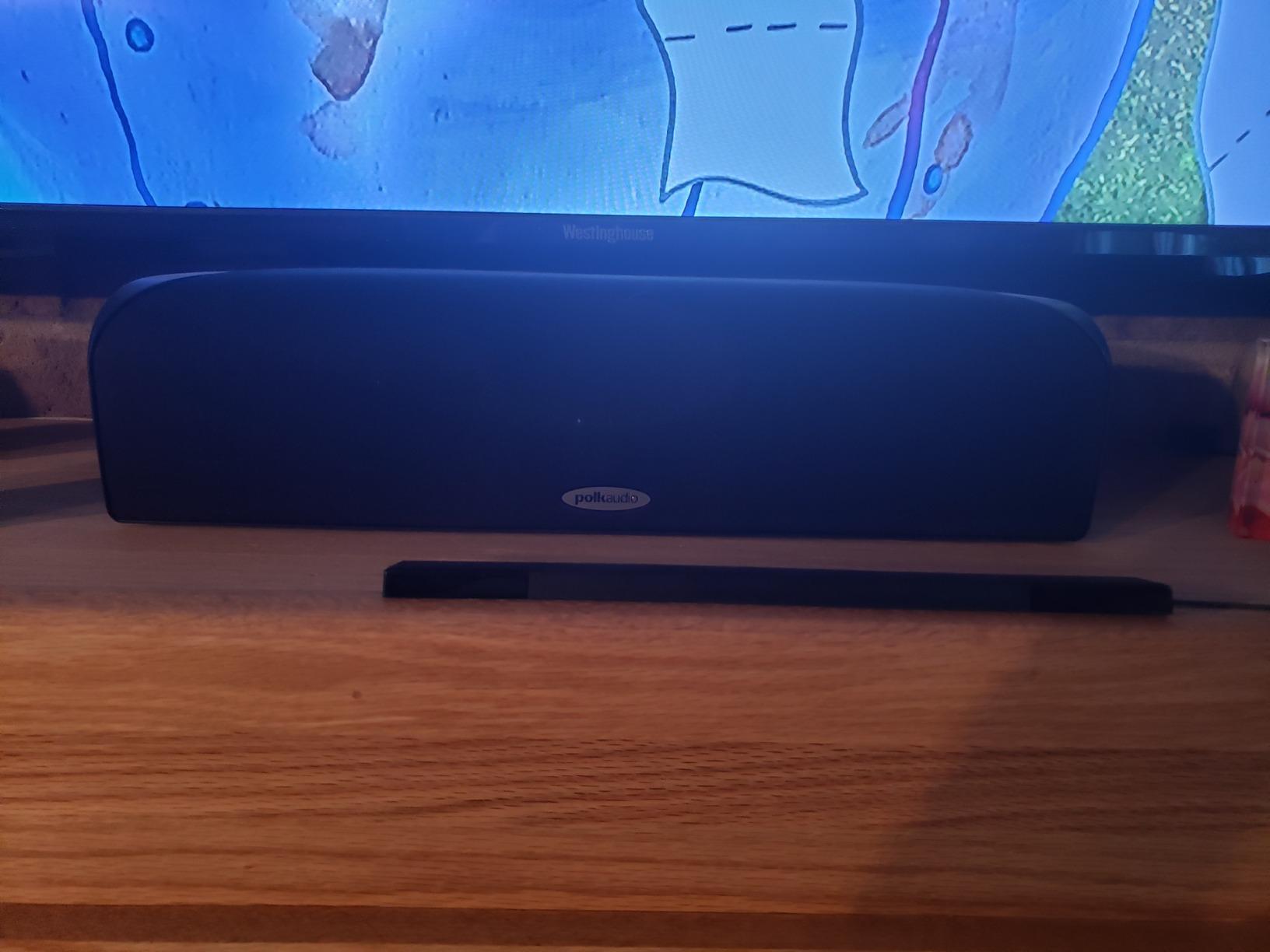 Polk Audio TL1 Center Channel Speaker, Center Speakers for Home Theater (Each, Black) customer photo 1