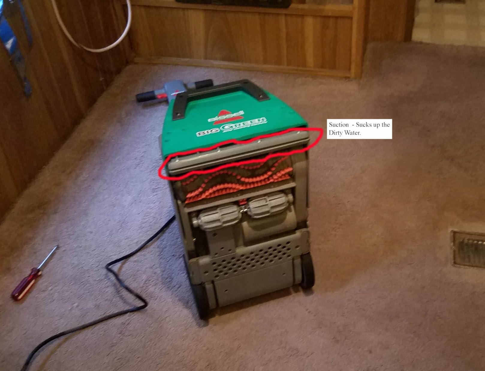 BISSELL Big Green Professional Carpet Cleaner, XL DirtLifter PowerBrush customer photo 1
