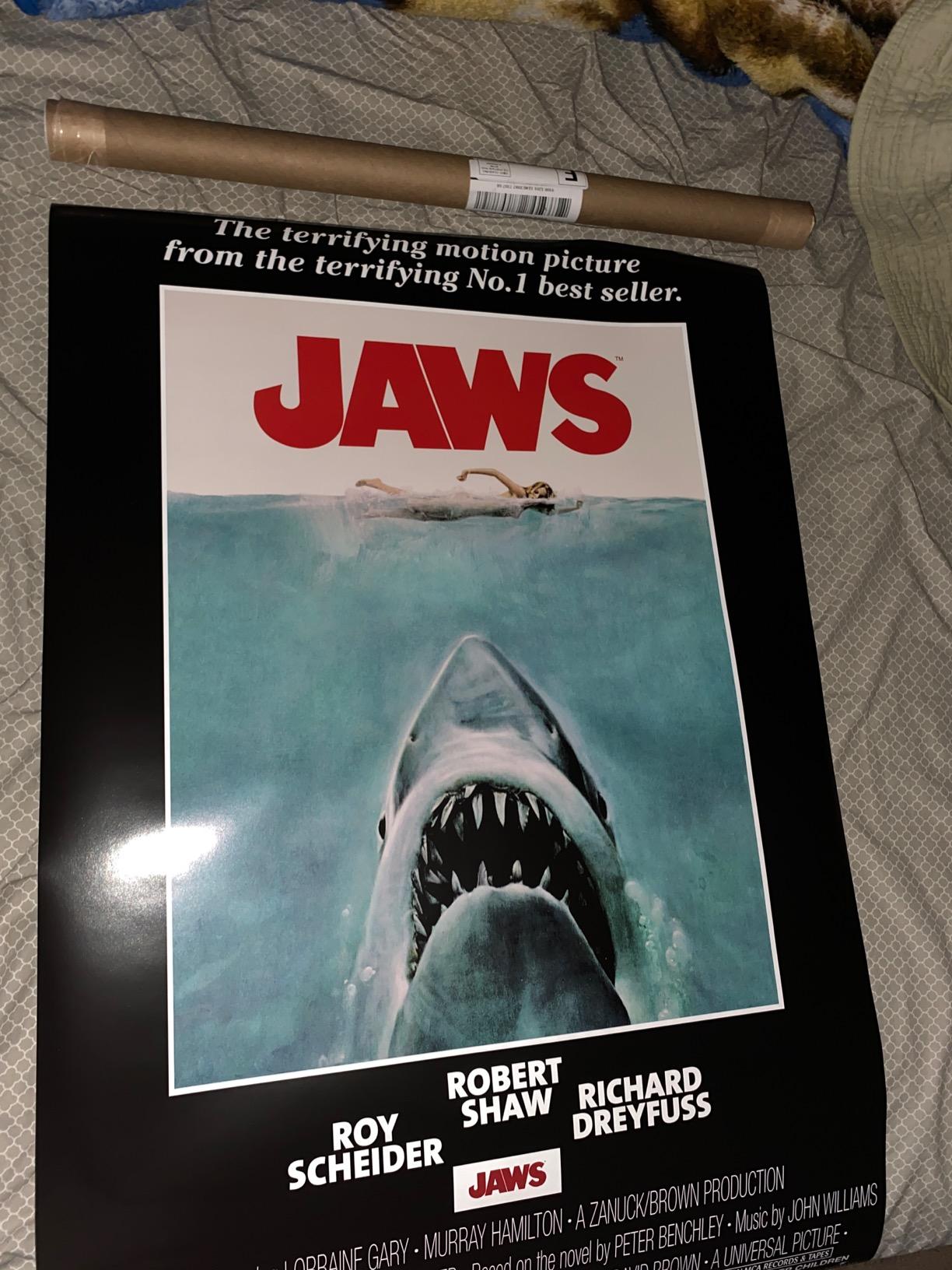 Jaws - Movie Poster - Officially Licensed - 24