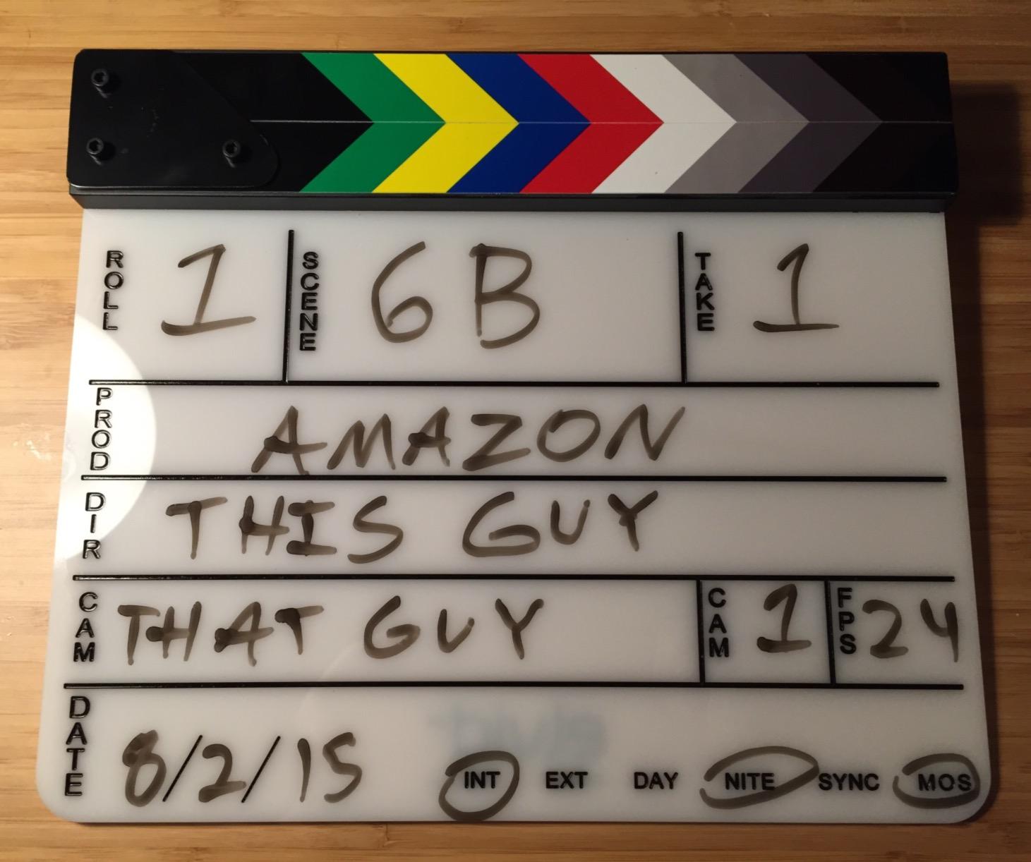 9-Section Acrylic Production Slate with Color Clapper Sticks customer photo 1