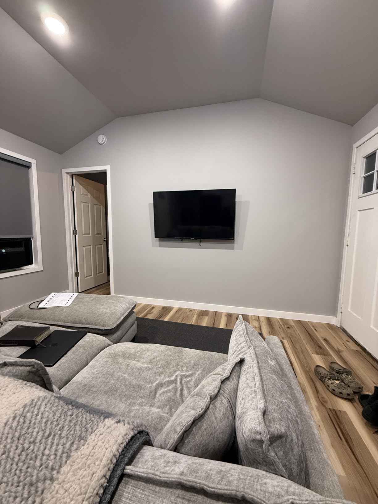Mounting Dream Tilting TV Wall Mount for Most 37-90 Inch TVs up to 132lbs | Low Profile TV Mount Fits 16