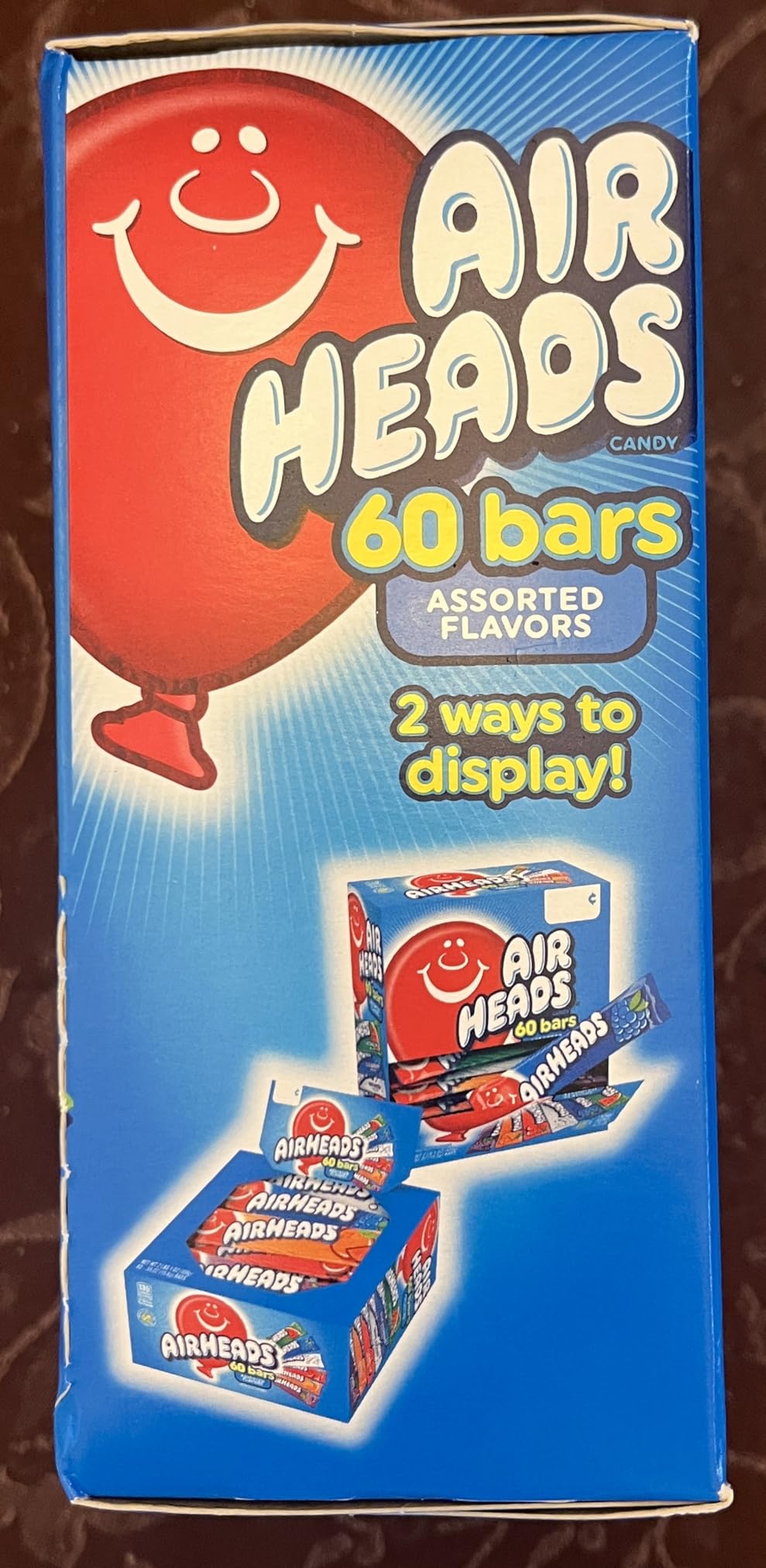 Airheads Full-Size Candy Bars, Movie Theatre Box, 6 Count Box (12-Pack) customer photo 2