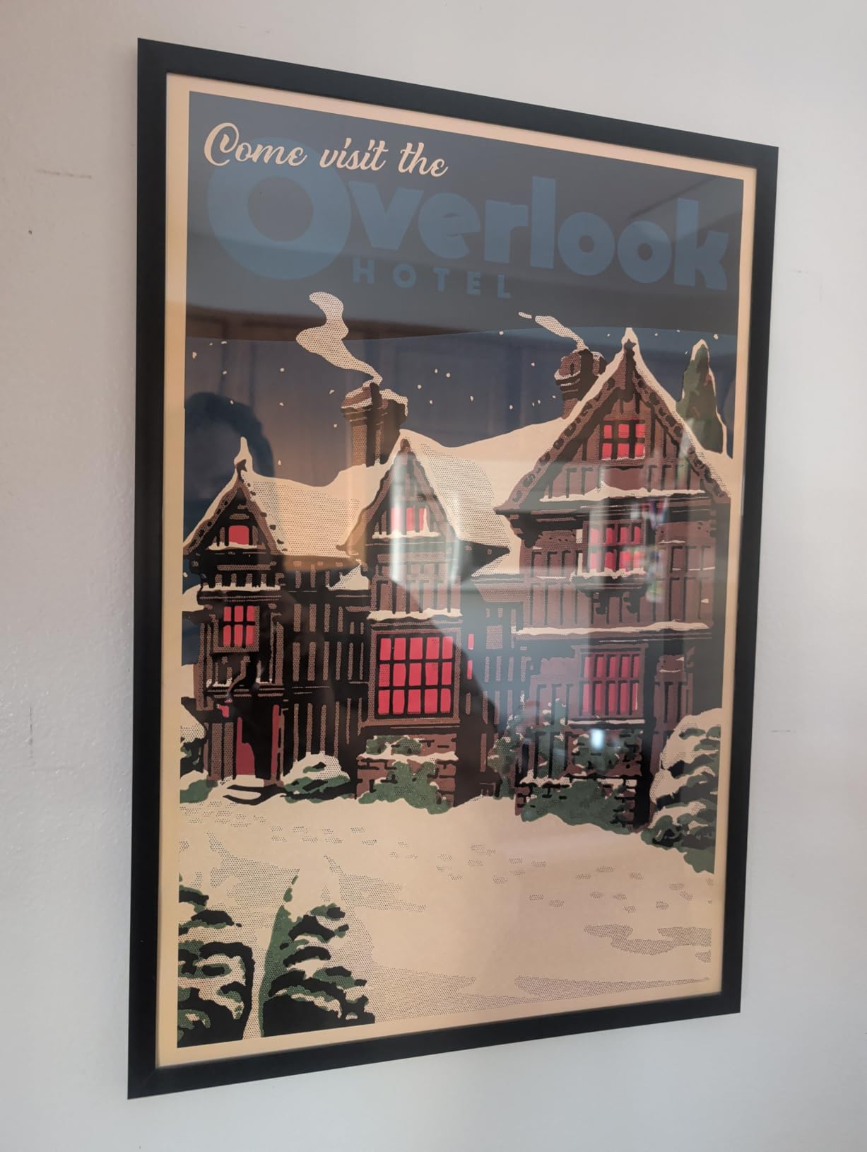 The Overlook Hotel Poster Come Visit Vintage Horror Movie Posters Cool Wall Art Print Poster 12x18 customer photo 2
