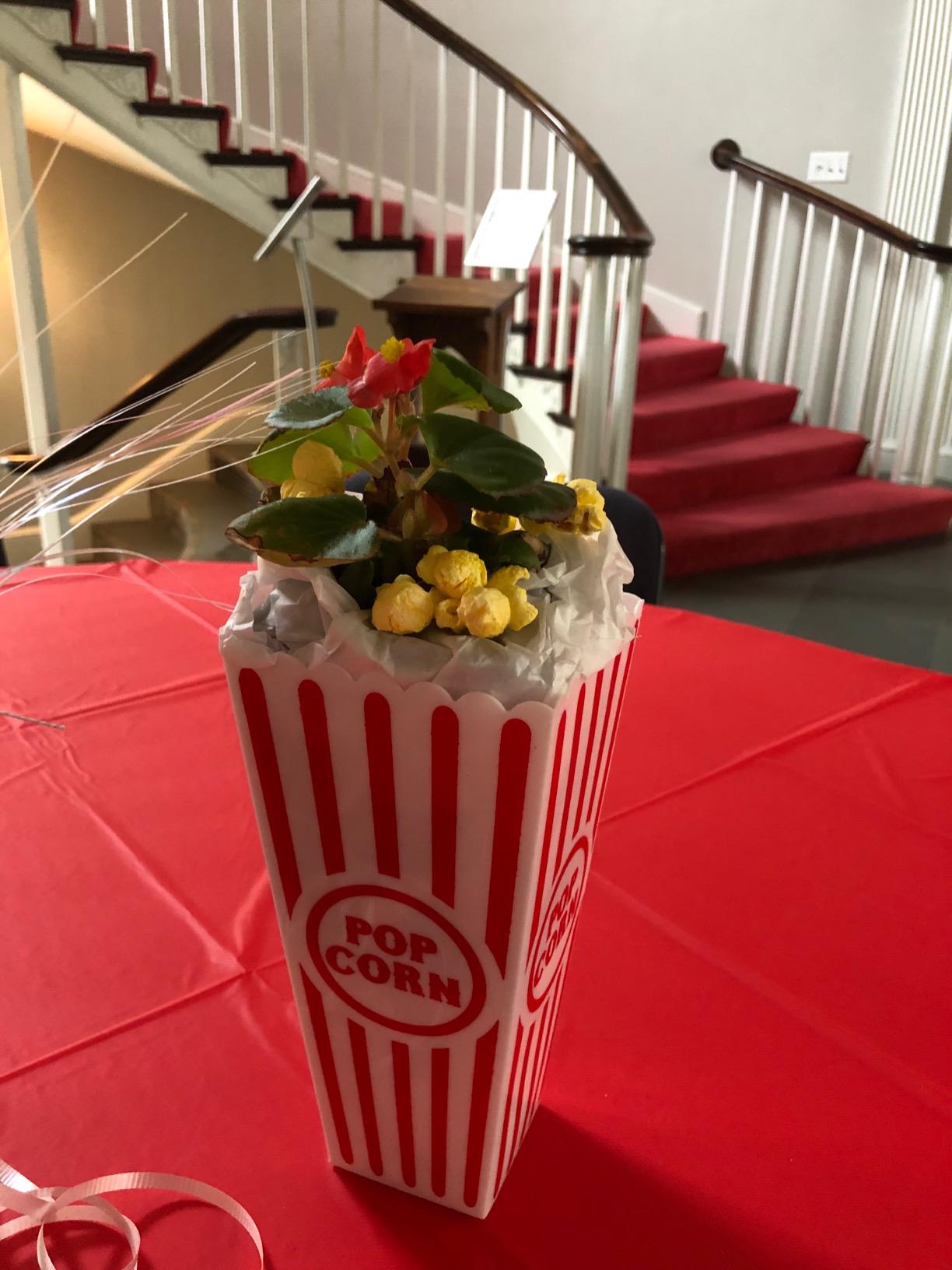 Tebery 20 Pack Plastic Popcorn Boxes Open-Top, Reusable Popcorn Bucket Container for Movie Night, Classic Red White Striped Party Snack Bowls for Party Favors, Birthday, Carnival, 7.5