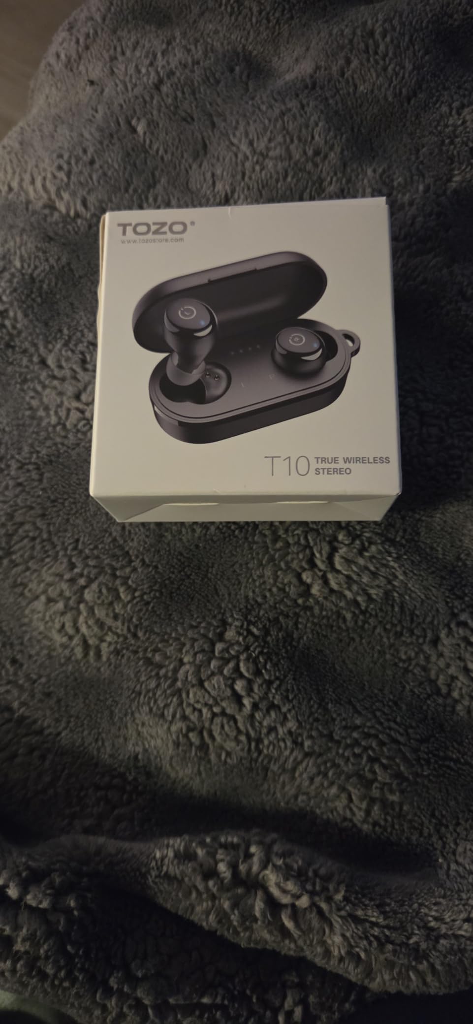 TOZO T10 Wireless Earbuds Powerful Bass Stereo Wireless Charging, APP, IPX8 | Waterproof, 55H Playtime, Ergonomic Design In Ear buds, App Customize EQ, Bluetooth 5.3 Headphones for Work, Travel, Black customer photo 1