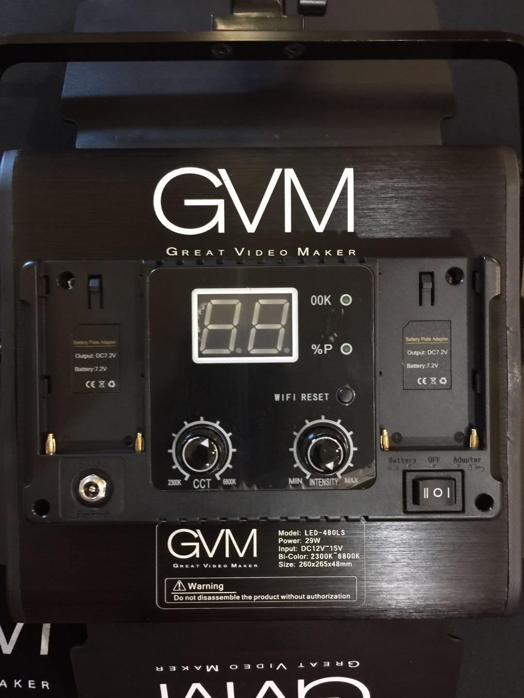 GVM 3 Pack LED Video Lighting Kits with APP Control, Bi-Color Variable 2300K~6800K with Digital Display Brightness of 10~100% for Video Photography, CRI97+ TLCI97 Led Video Light Panel +Barndoor customer photo 1