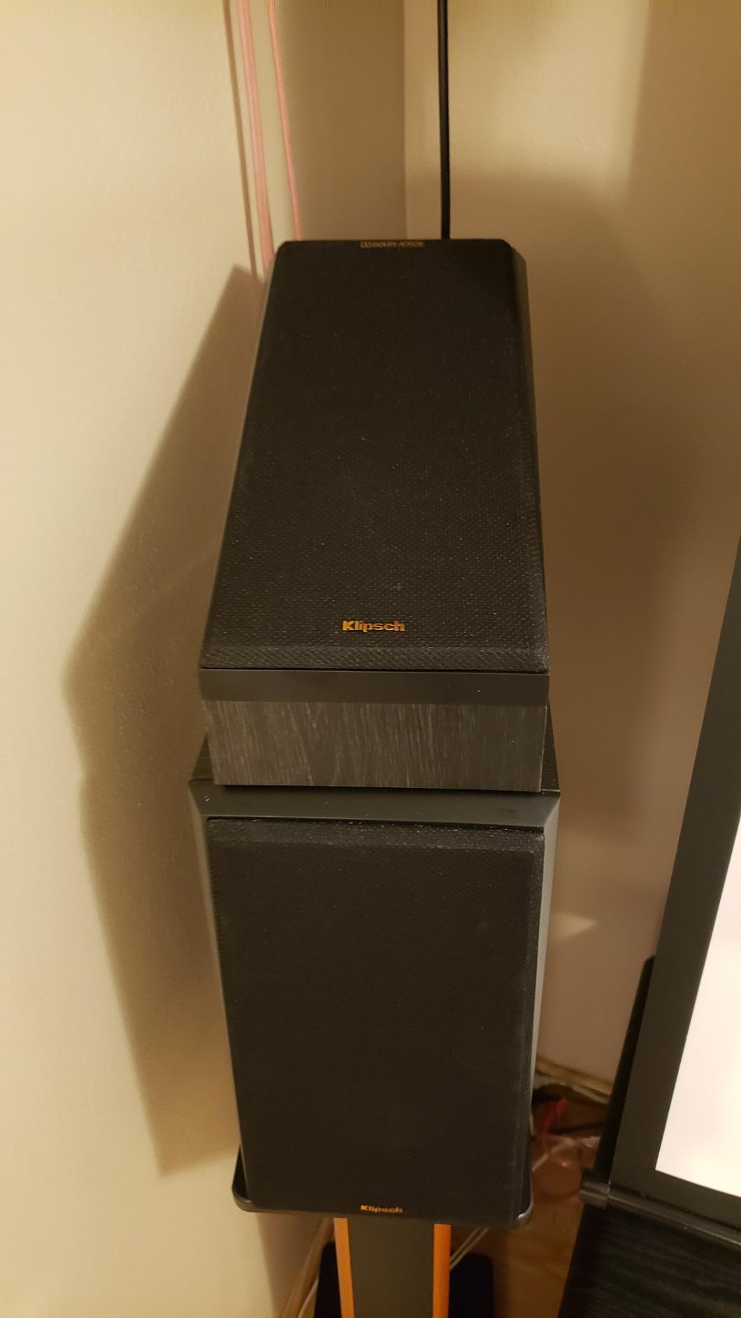 Klipsch RP-500SA Reference Premiere Dolby Atmos Speakers - Pair (Ebony) (Renewed) customer photo 2