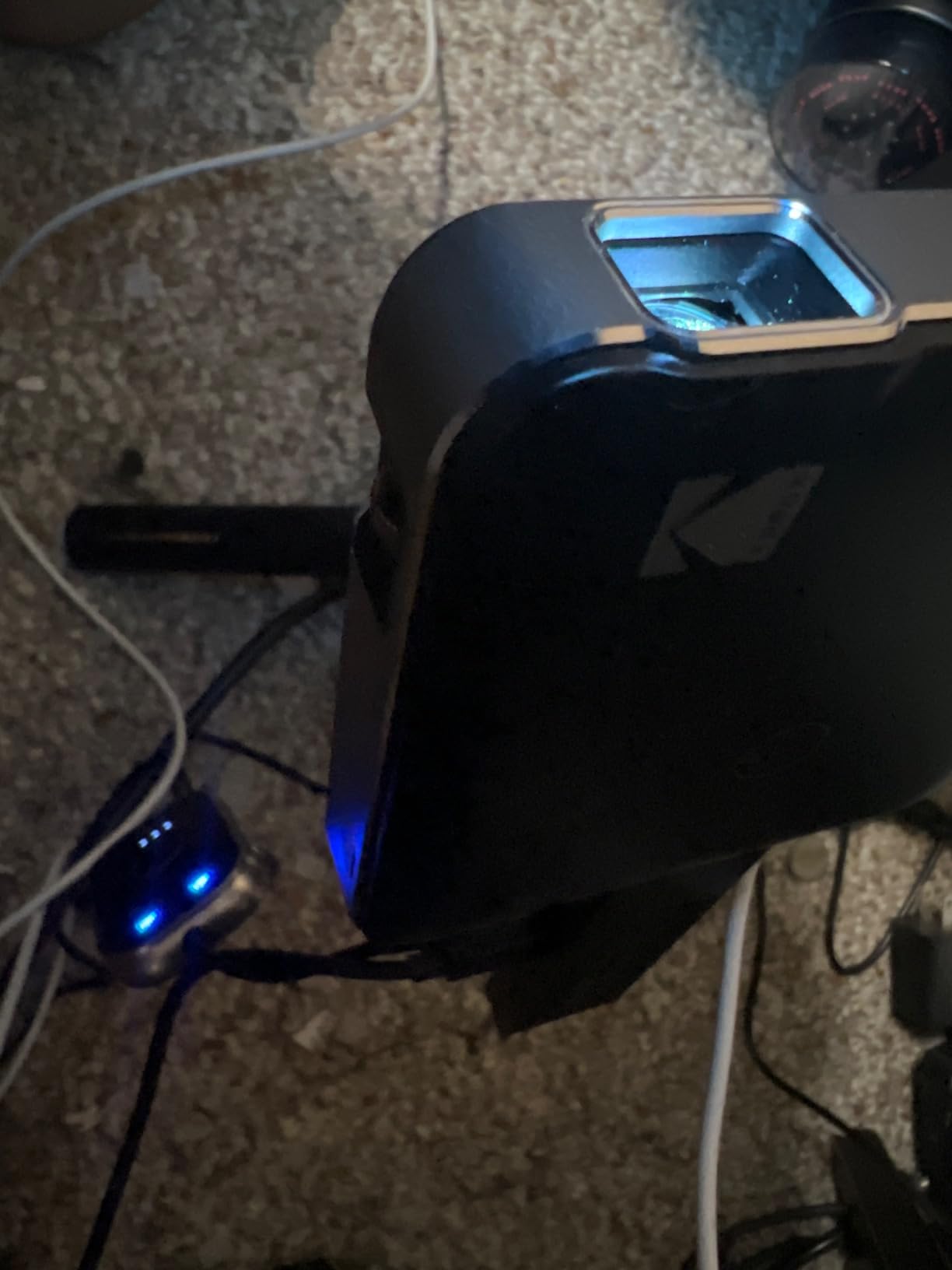 KODAK Luma 150 Ultra Mini Pocket Pico Projector - Built in Rechargeable Battery & Speaker, 1080P Support Portable Wireless LED DLP Movie & Video Travel Projector, connects to iPhone and Android customer photo 2