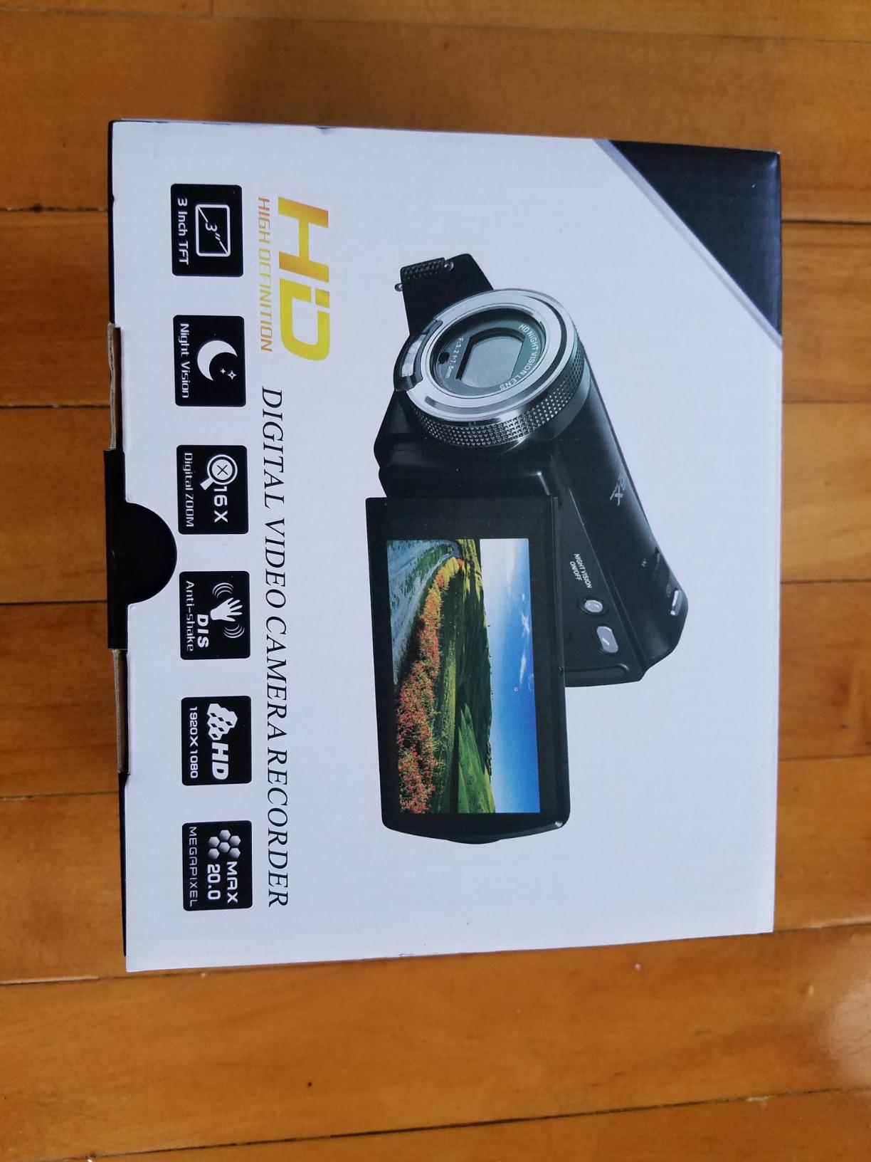 ORDRO Camcorders HDV-V12 HD 1080P Video Camera Recorder Infrared Night Vision Camera Camcorders with 16G Memory Card and 2 Batteries customer photo 2