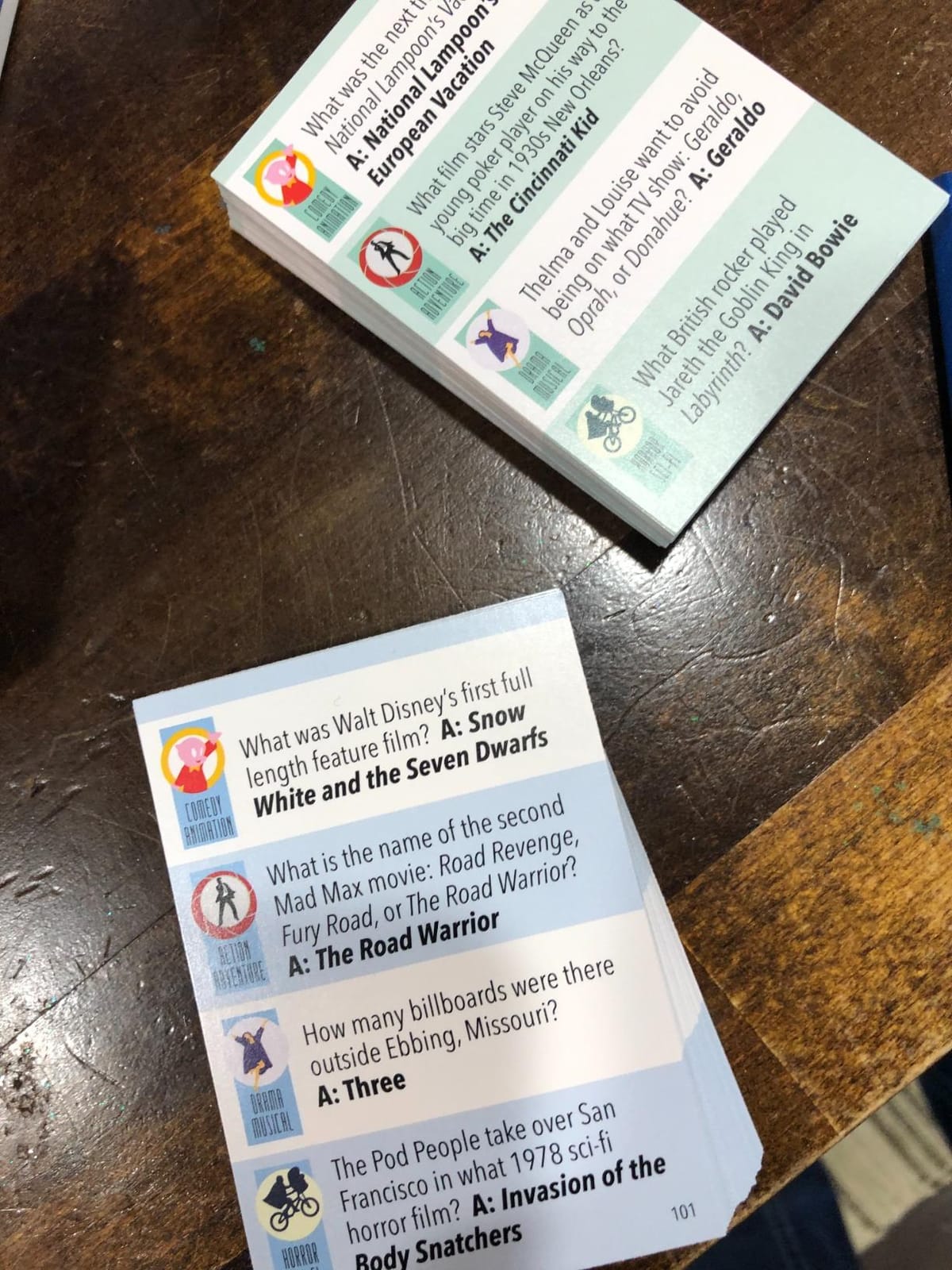 Movie Trivia Party Game (Amazon Exclusive) - Contains Over 800 Questions - 2 or More Players for Ages 12 and up by Outset Media customer photo 2
