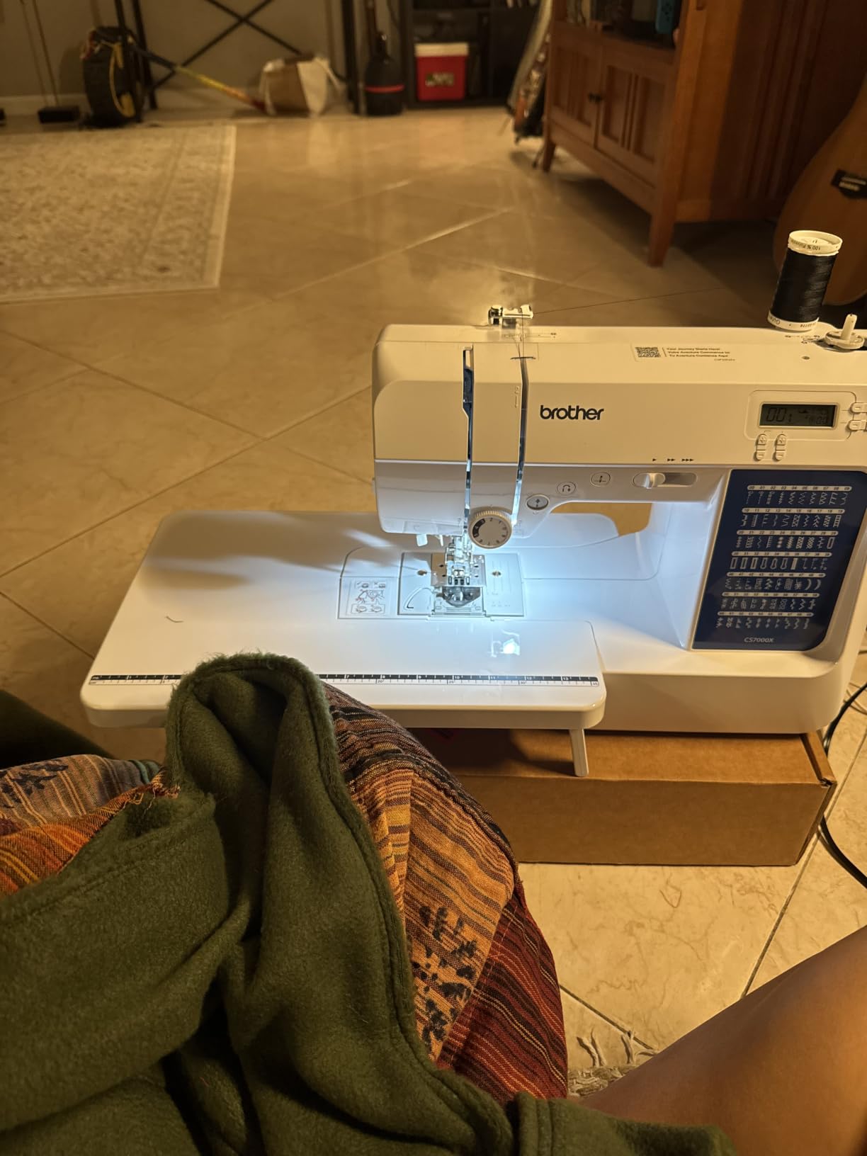 Brother CS7000X Sewing and Quilting Machine LCD Display | 70 Built-in Stitches, LCD Display, Wide Table, 10 Included Feet customer photo 1