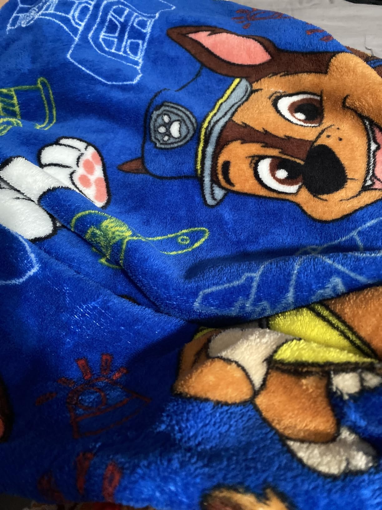 Franco Kids Bedding Super Soft Plush Throw Blanket, 46 in x 60 in, Paw Patrol customer photo 1