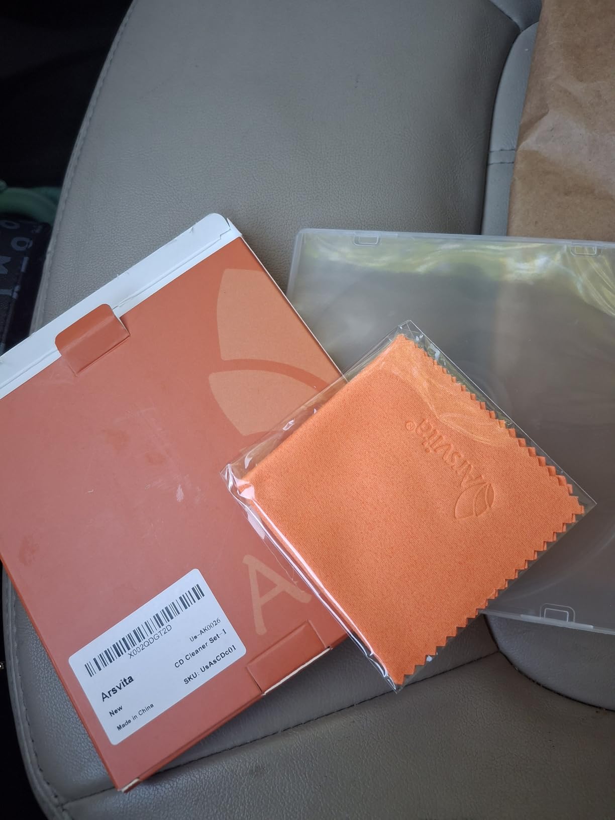 Arsvita CD Laser Lens Cleaner Disc Cleaning Set for CD/VCD/DVD Player with Soft Microfiber Cloth customer photo 1
