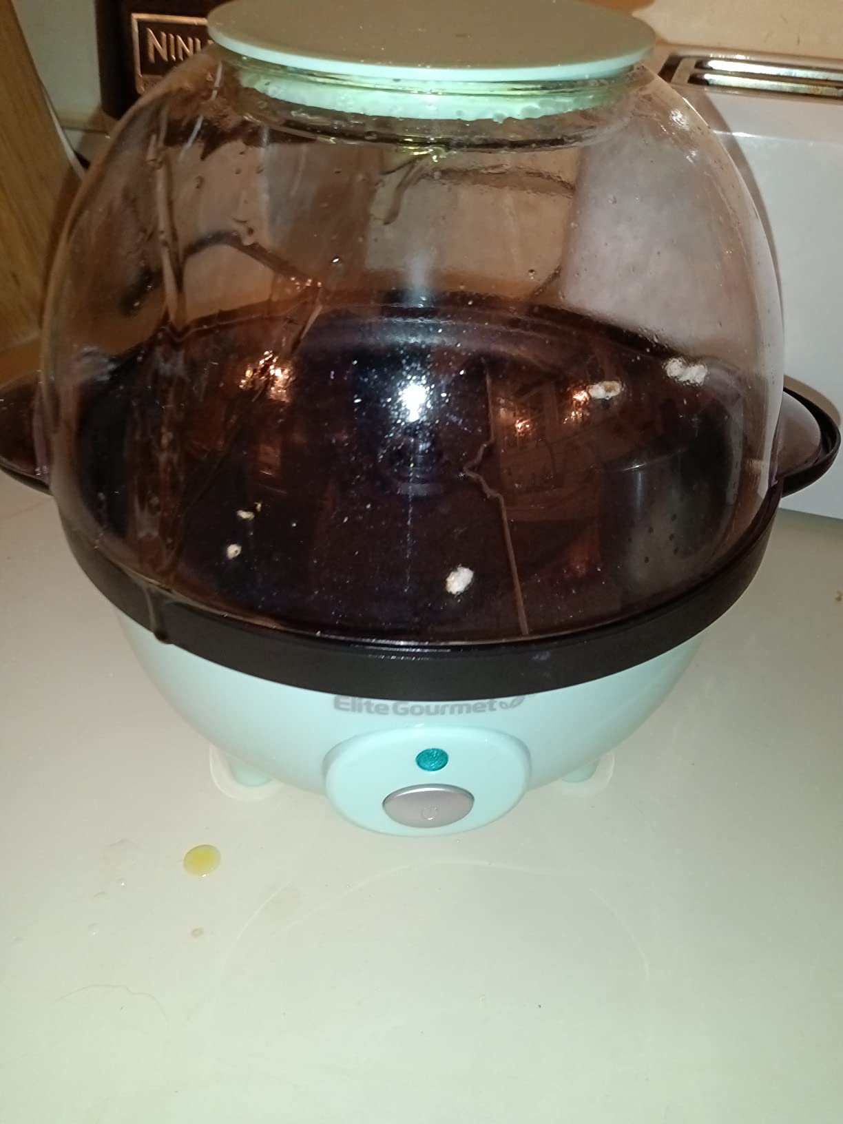 Elite Gourmet EPM330M Automatic Stirring 12 Cup Popcorn Maker, Mint | Hot Oil Popping with Built-In Reversible Serving Bowl, Measuring Cap & ETL Approval customer photo 1