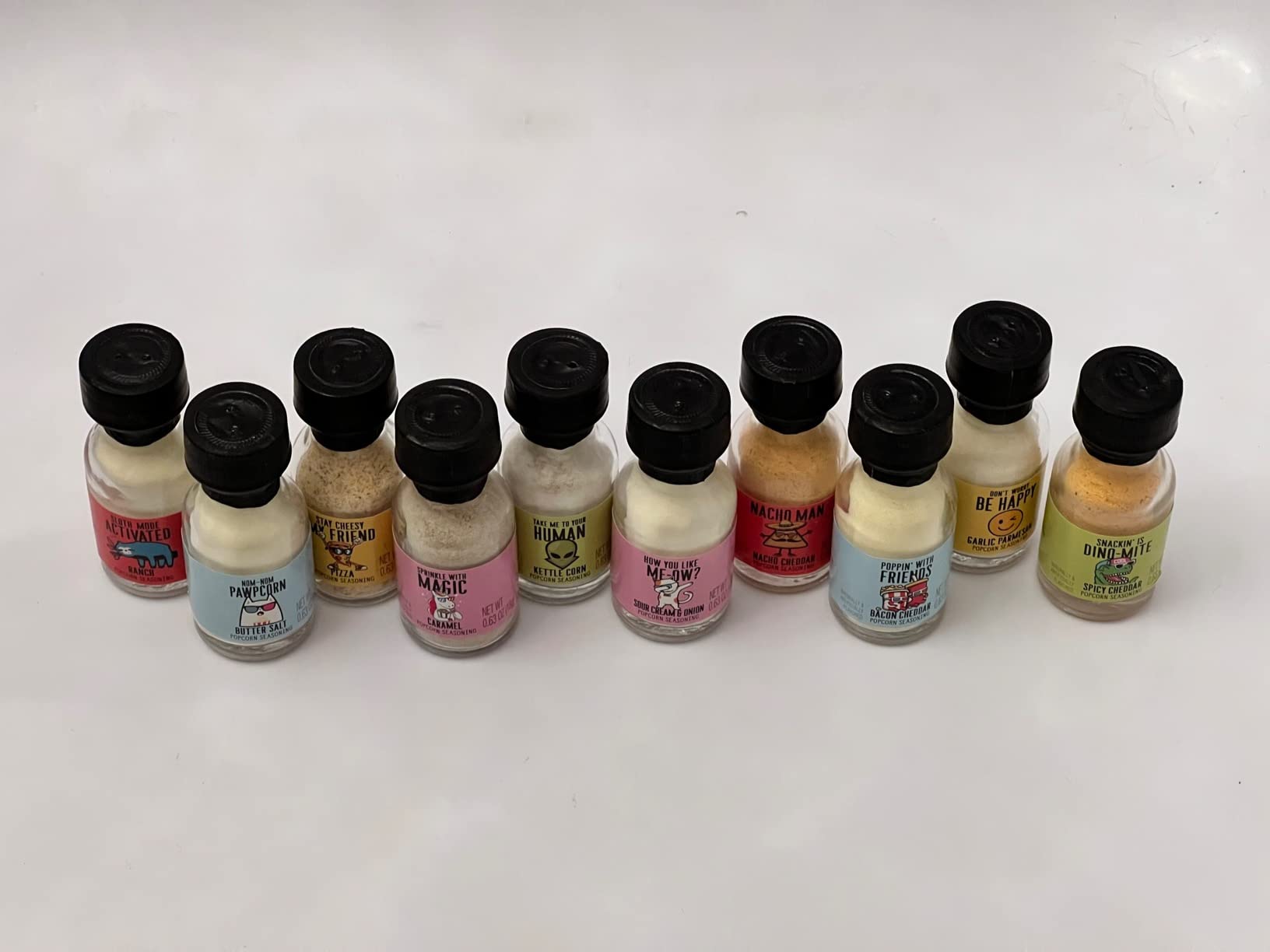Thoughtfully Gourmet Popcorn Seasoning Sampler Kit, 10 Flavors - Kettle Corn, Garlic Parmesan, Bacon Cheddar, Caramel, Butter and More | Movie Night Snacks, Popcorn Toppings, Gourmet Kitchen, Foodie Gift, Family Game Night & Entertaining customer photo 1