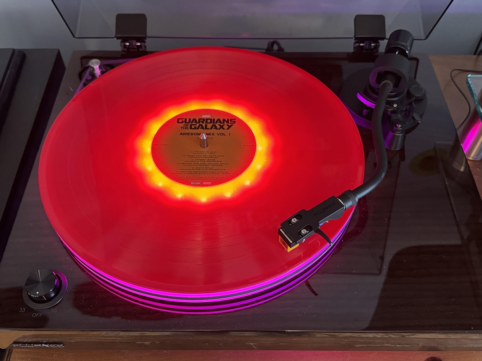 Fluance RT85N Reference High Fidelity Vinyl Turntable Record Player with Nagaoka MP-110 Cartridge, Acrylic Platter, Speed Control Motor, High Mass MDF Wood Plinth, Vibration Isolation Feet - Walnut customer photo 2