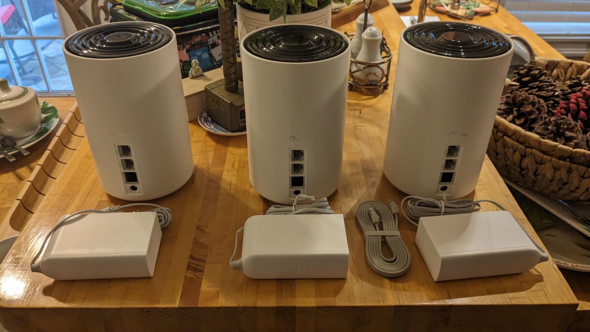 TP-Link Deco XE75 Pro AXE5400 Tri-Band WiFi 6E Mesh System - 2.5G WAN/LAN Port, Covers up to 7200 Sq.Ft, Replaces WiFi Router and Extender, AI-Driven Mesh, 6GHz Band, 3-Pack customer photo 1