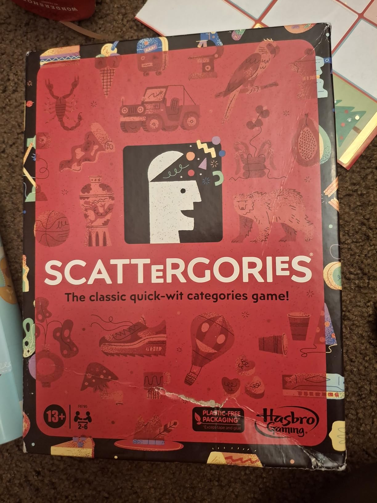 Hasbro Gaming Scattergories Classic Game, Party Game for Adults and Teens Ages 13 and up, Board Game for 2+ Players customer photo 2