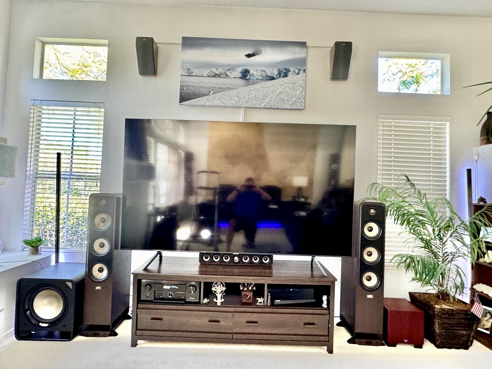 Denon AVR-X4800H 9.4 Ch Home Theater AV Receiver, 8K UHD, 125W x 9, Dolby Atmos DTS:X, IMAX Enhanced, Auro-3D, HEOS Wireless Multi-Room Music, VRR ALLM Gaming, HDR10+ Dolby Vision, eARC customer photo 1