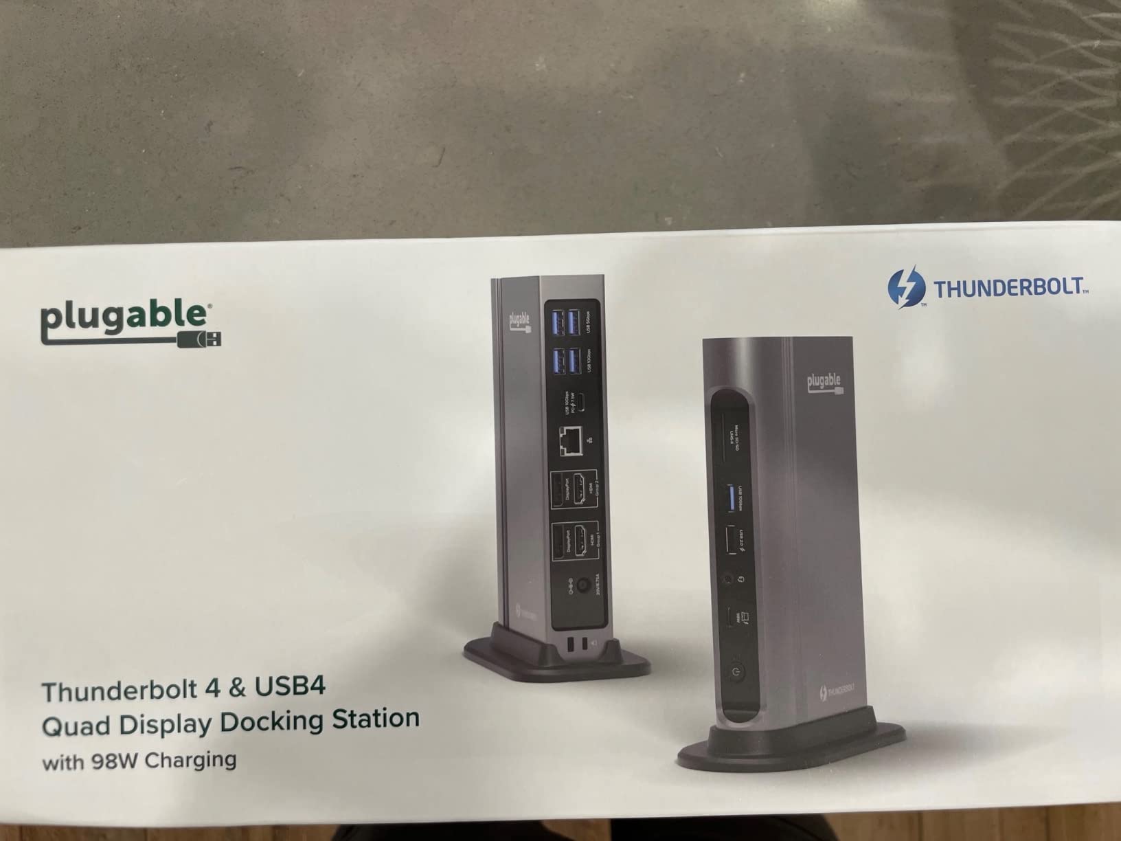 Plugable 16-in-1 Thunderbolt 4 Dock - Dual 4K Monitors for M4/M5 MacBook Air/Pro, 100W Charging, 2X HDMI, 2X DisplayPort, 2.5G Ethernet, 7X USB, MicroSD/SD Card Reader, Windows & USB4 Compatible customer photo 1