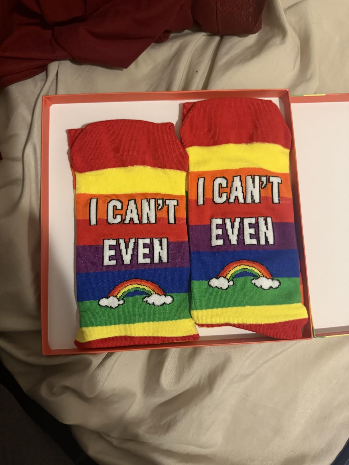 Lgbtq Pride Gifts - Lesbian Gay Gifts, Rainbow Socks, Lgbtq Lesbian Gay Pride Socks customer photo 2