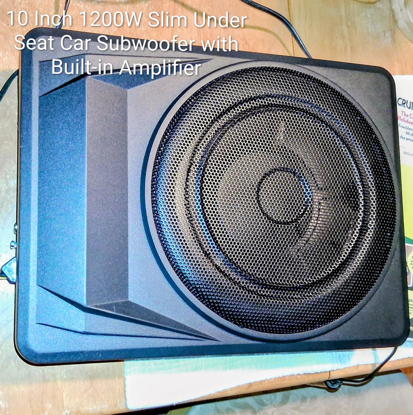 Rockville Rock Shaker 6.5 Black 200W Peak/100W RMS Powered Home Theater Subwoofer, Compact Design customer photo 2