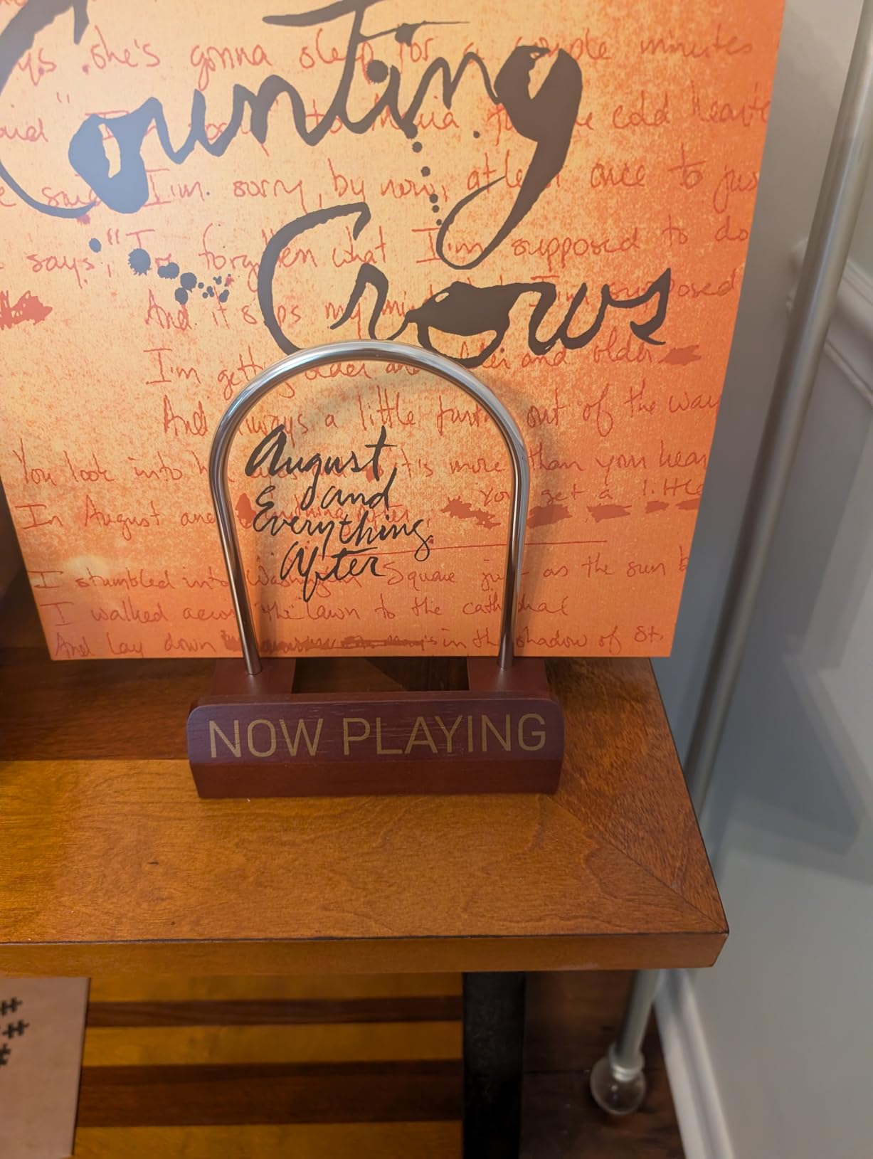 BS-VOG Now Playing Vinyl Record Holder Storage Fits 50 LPs, Gift Package | Display Your Now Playing Record, Assembles in Seconds, Doubles as a Magazine & Book Rack, Premium Wood, Non-Slip Grooves customer photo 2