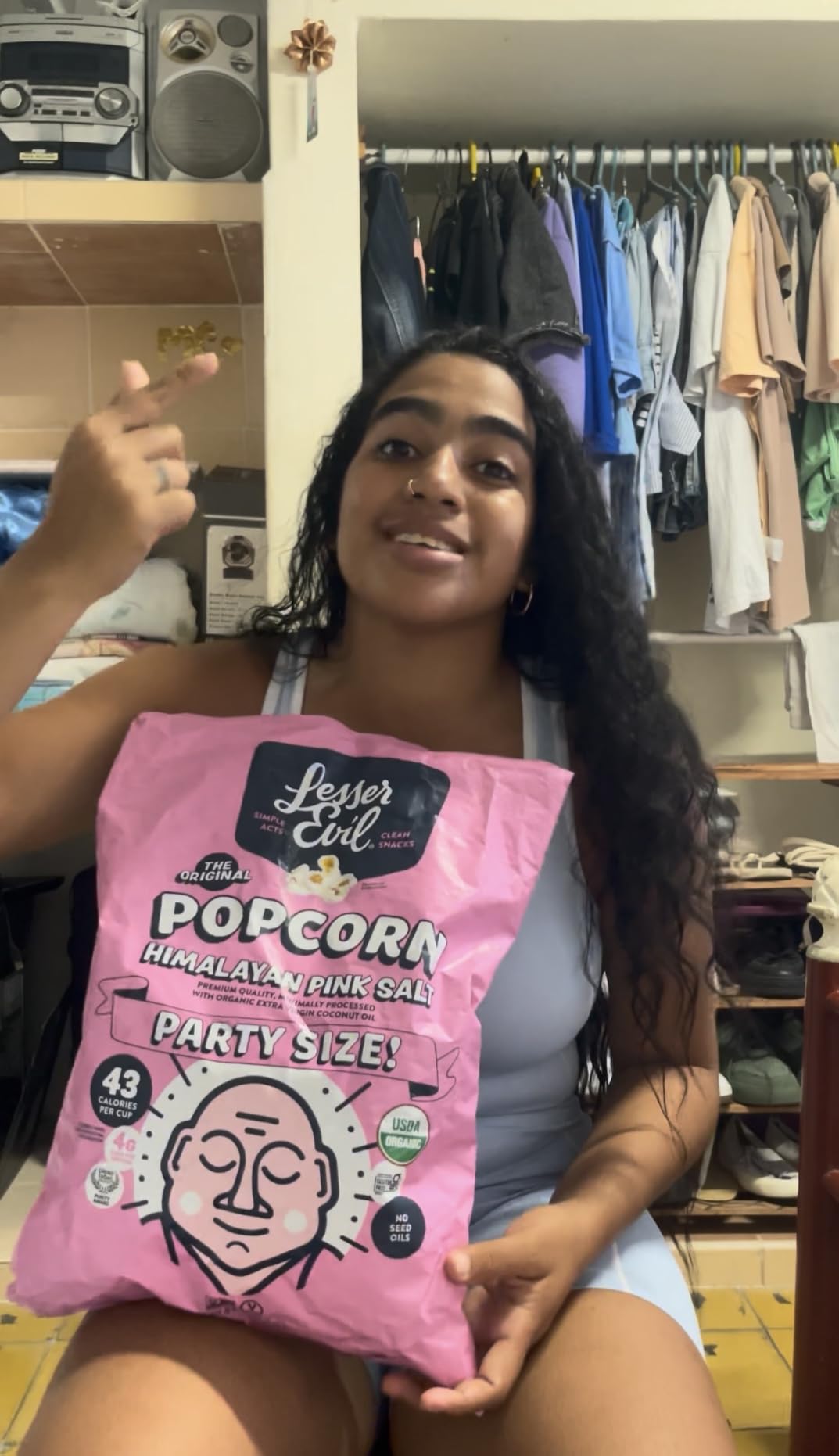 Lesser Evil Organic Pink Himalayan Salt Popcorn 8 OZ customer photo 1