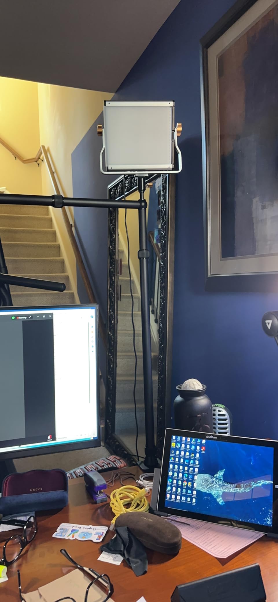 NEEWER Overhead Camera Mount Rig with 2 Ball Heads, Super Clamp, NK002 | Mobile Phone Holder, Camera & Multi Device Desk Mount, Platform Overhead Tripod, Adjustable Height Width, Max Load 12 kg customer photo 2