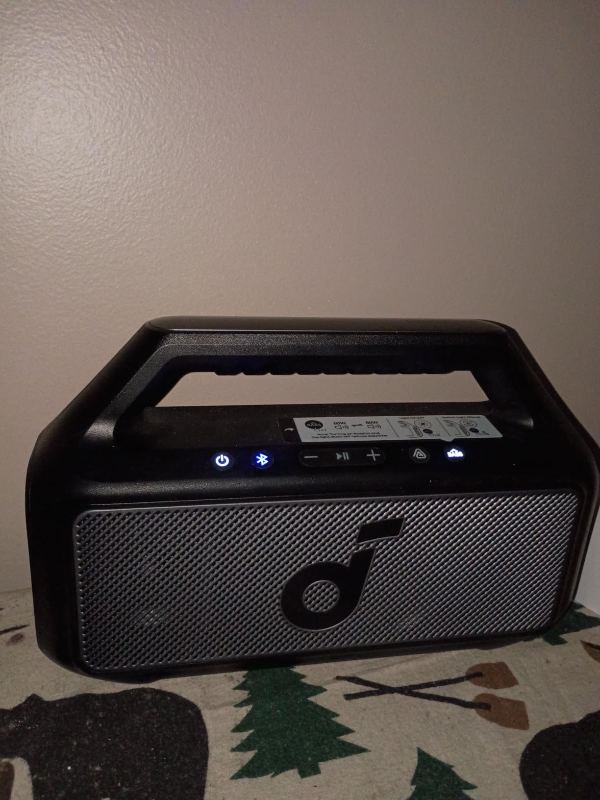 Boom 2 by Anker, 80W Outdoor Bluetooth Speaker, 24H Playtime | IPX7 Waterproof, BassUp 2.0, 20H Playtime, Fast Charge, RGB Lights, Power Bank, Bluetooth 6.0, Camping and Beach Use customer photo 1