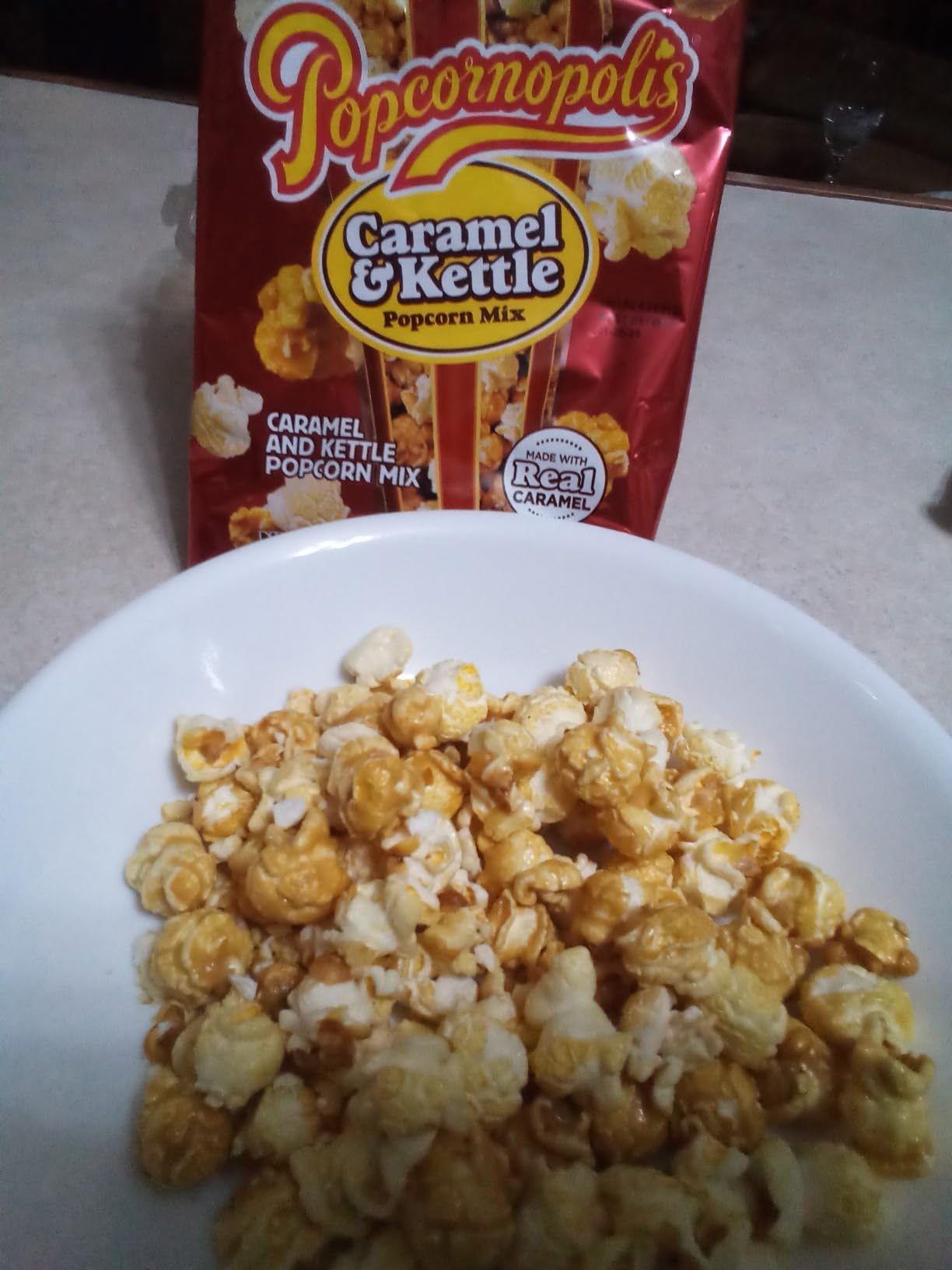 Popcornopolis Gourmet Popcorn, Zebra Popcorn, Sweet & Salty Chocolate Drizzle, 12-Pack Bulk & Single Serve, Non-GMO, Gluten-Free customer photo 2