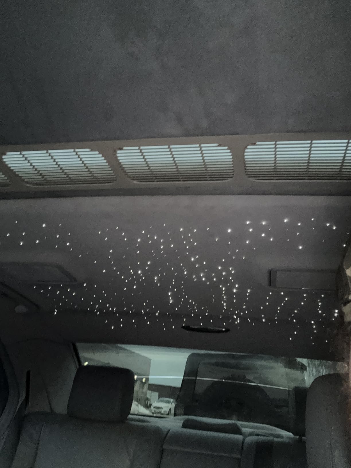 16W Car Home Starlight Headliner Kit, Twinkle & Sound Activate RGBW Fiber Optic Lights with APP & Remote Control, Star Lights for Ceiling Decoration, 300 pcs 9.8ft customer photo 2