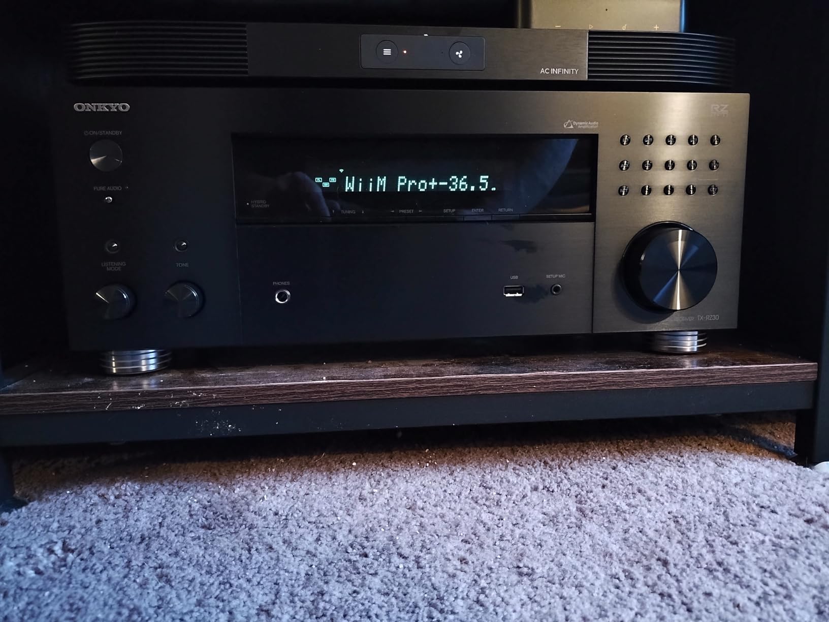 Onkyo TX-RZ30 9.2-Channel AV Receiver - 100 Watts Per Channel, Dirac Live Out of Box, THX Certified customer photo 1