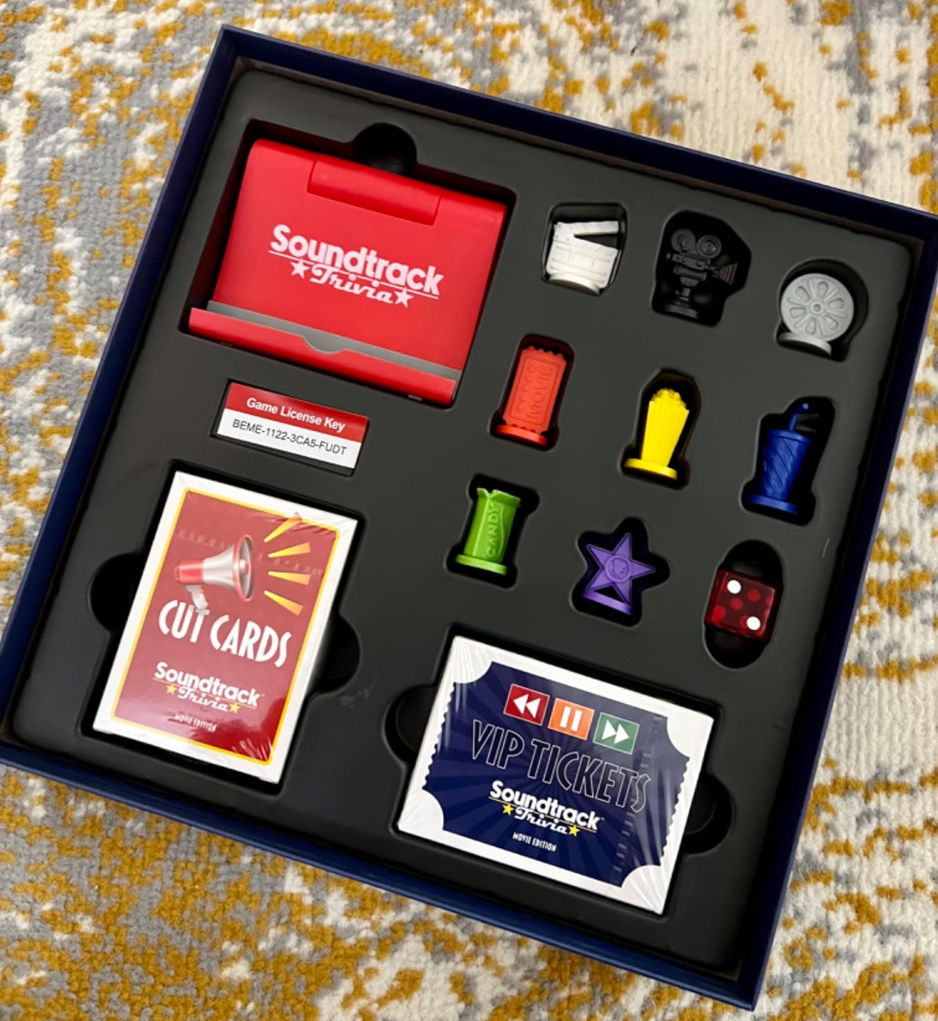 Soundtrack Trivia Movie Trivia Game for Adults | Name The Movie from a 15 Second Music Clip | Board Game for Adults, Kids, Ages 8+, 1 or More Players | Music Game with Companion App customer photo 1