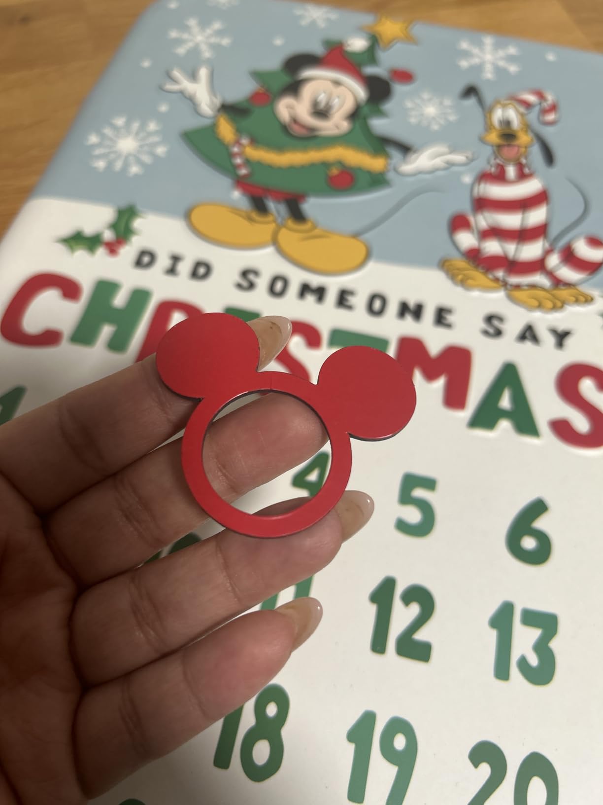 Elf Movie Embossed Metal Christmas Countdown Calendar | Fun Elf Christmas Calendar with Magnet for Home Decorating customer photo 2