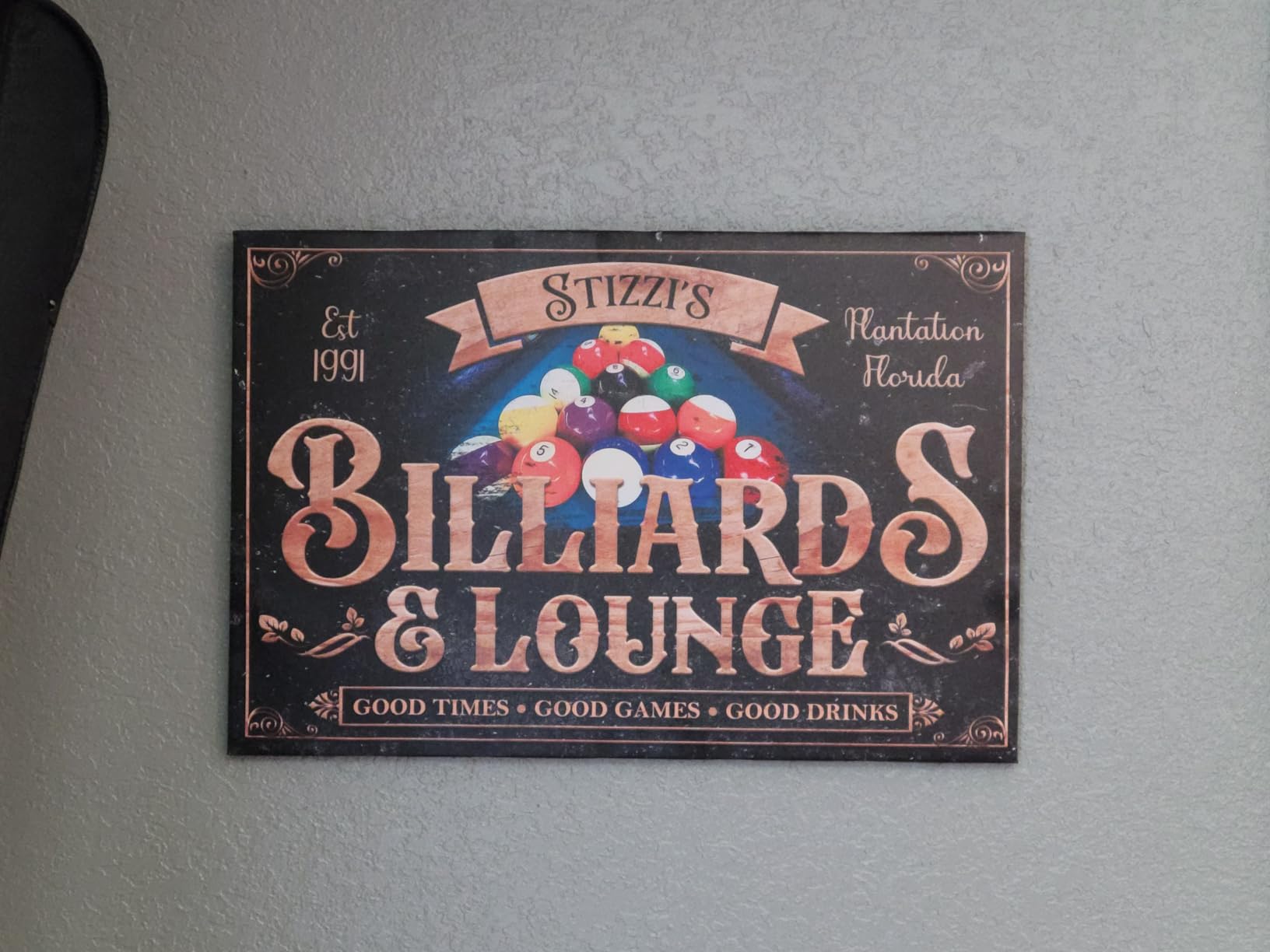 BMYDIY Personalized Theater and Lounge Wall Decor with Family Name | Custom Vintage Rustic Movie Theater Wall Art Canvas Prints customer photo 1