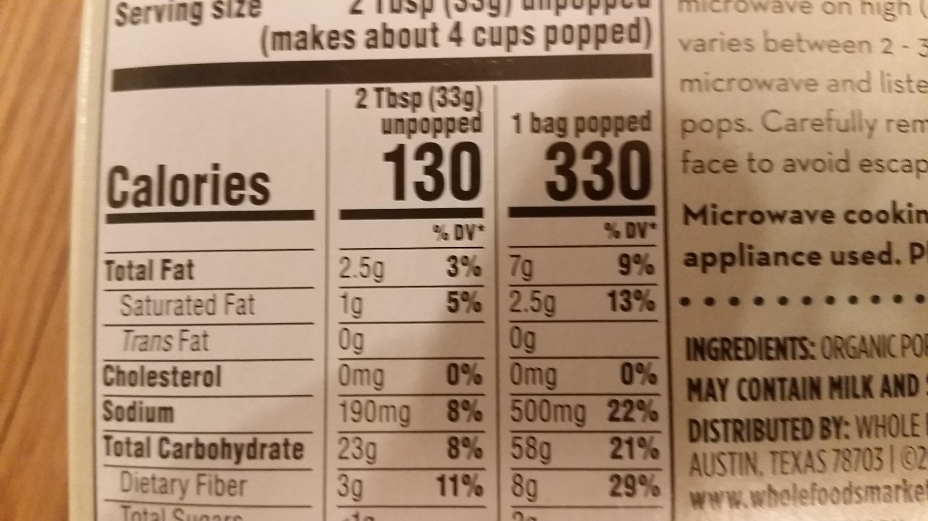 365 by Whole Foods Market, Organic No Oil or Salt Microwave Popcorn, 9 Ounce (Pack of 2) customer photo 1