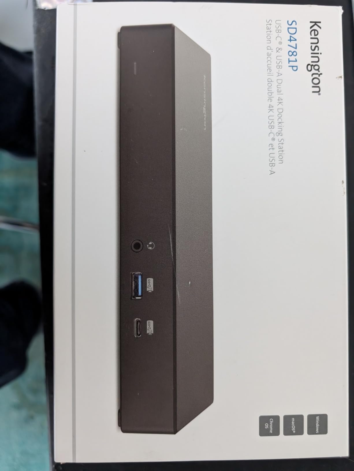Kensington SD4781P USB-C & USB-A DisplayLink Docking Station, Dual 4K Display, 2xHDMI, 2xDisplayPort, with 100W Power Delivery, for Mac M1/M2/M3/M4, Windows and Chrome (K33603NA) customer photo 1