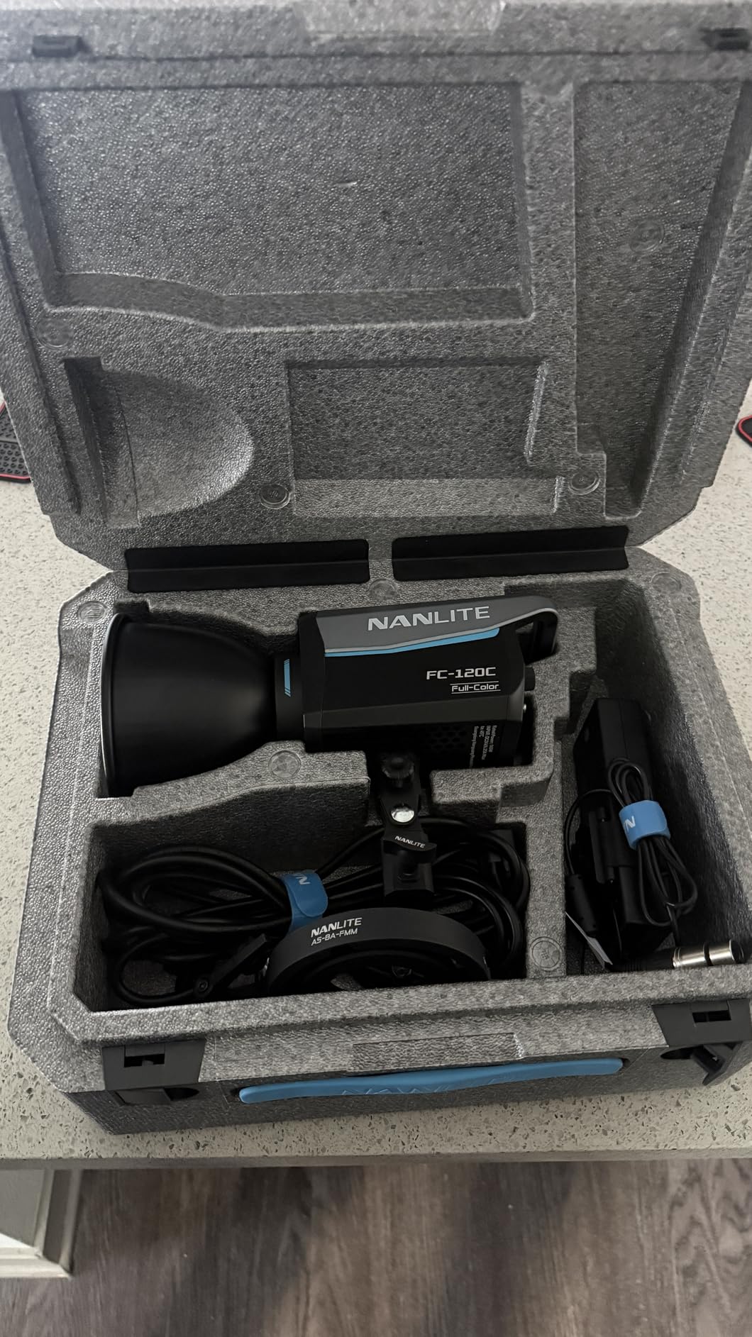 FC-120C RGB COB Led Video Light | 145w,2,700K to 7,500K ,12,850 lux @1m,Bowens Mount Adapter for Photography Video Recording, APP Control customer photo 2