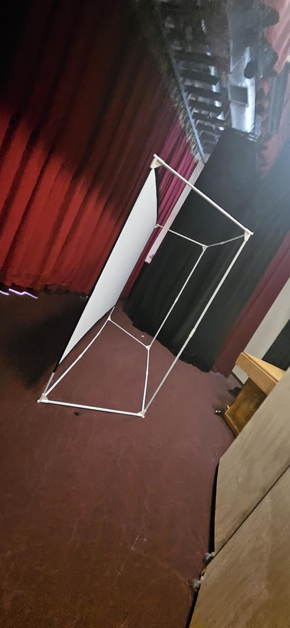 Outdoor Projector Screen with Stand 100 Inch: Portable Projection Screen 16:10 4K HD Outdoor Movie Screen with Carry Bag for Home Backyard Theater customer photo 2