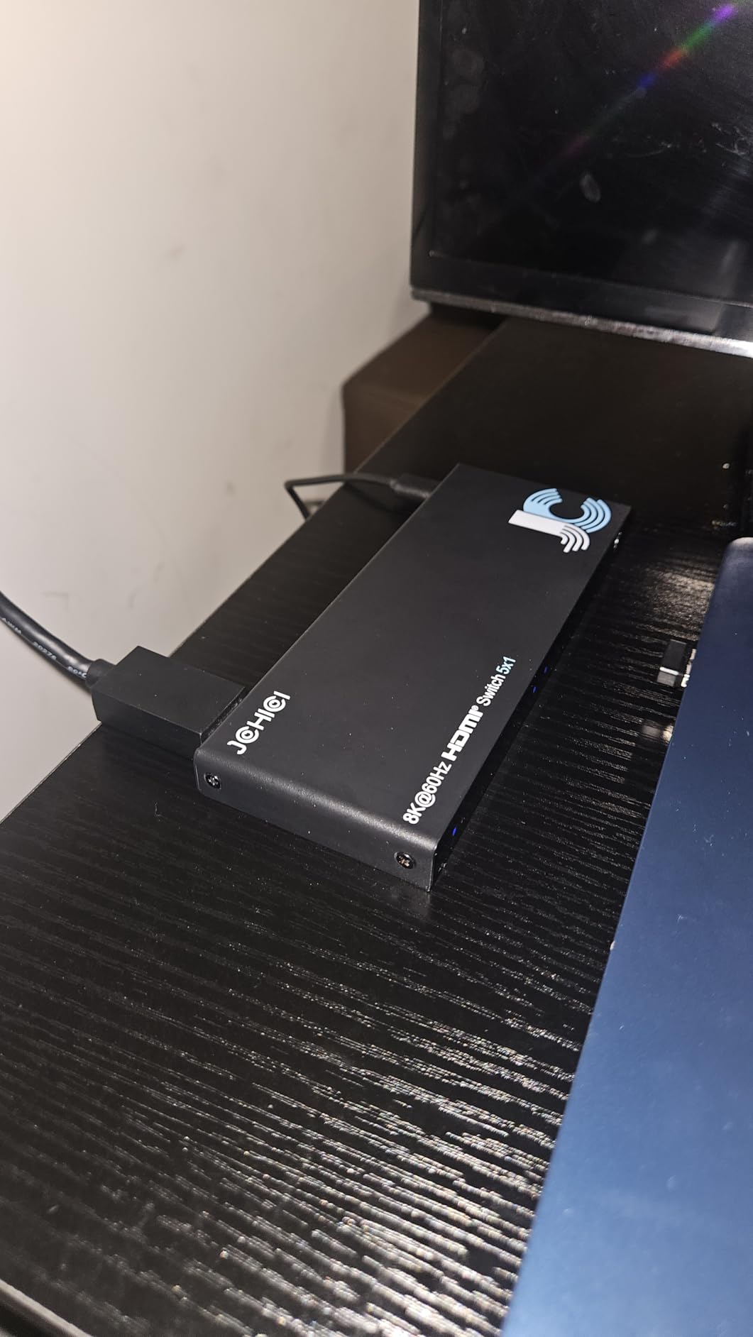 HDMI 2.1 Switch 5 in 1 Out 8K 60Hz 4K 120Hz - with Remote | Supports PS5, Xbox, Apple TV, PC, Roku. HDCP 2.3, Dolby Atmos, 48Gbps, VRR, HDR10+ customer photo 1