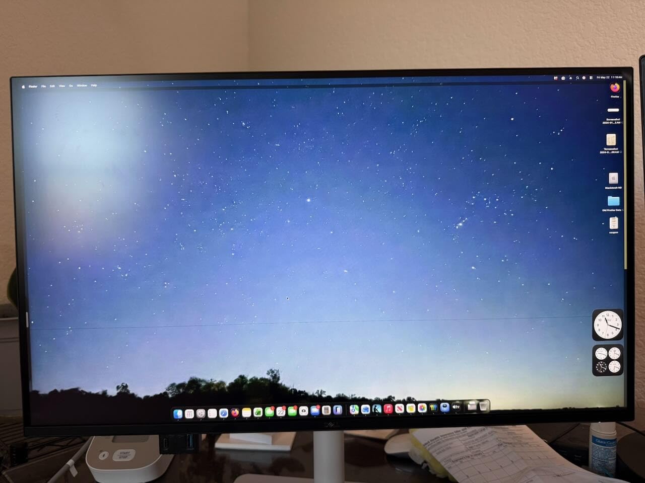 Dell S2725QC 27 Monitor, 4K UHD IPS, 120Hz, 99% sRGB, 4ms, FreeSync Premium | 3840x2160, 163 PPI, USB-C, HDMI, DisplayPort, Anti-Glare, Eye Comfort Technology, LED Edgelight System customer photo 1