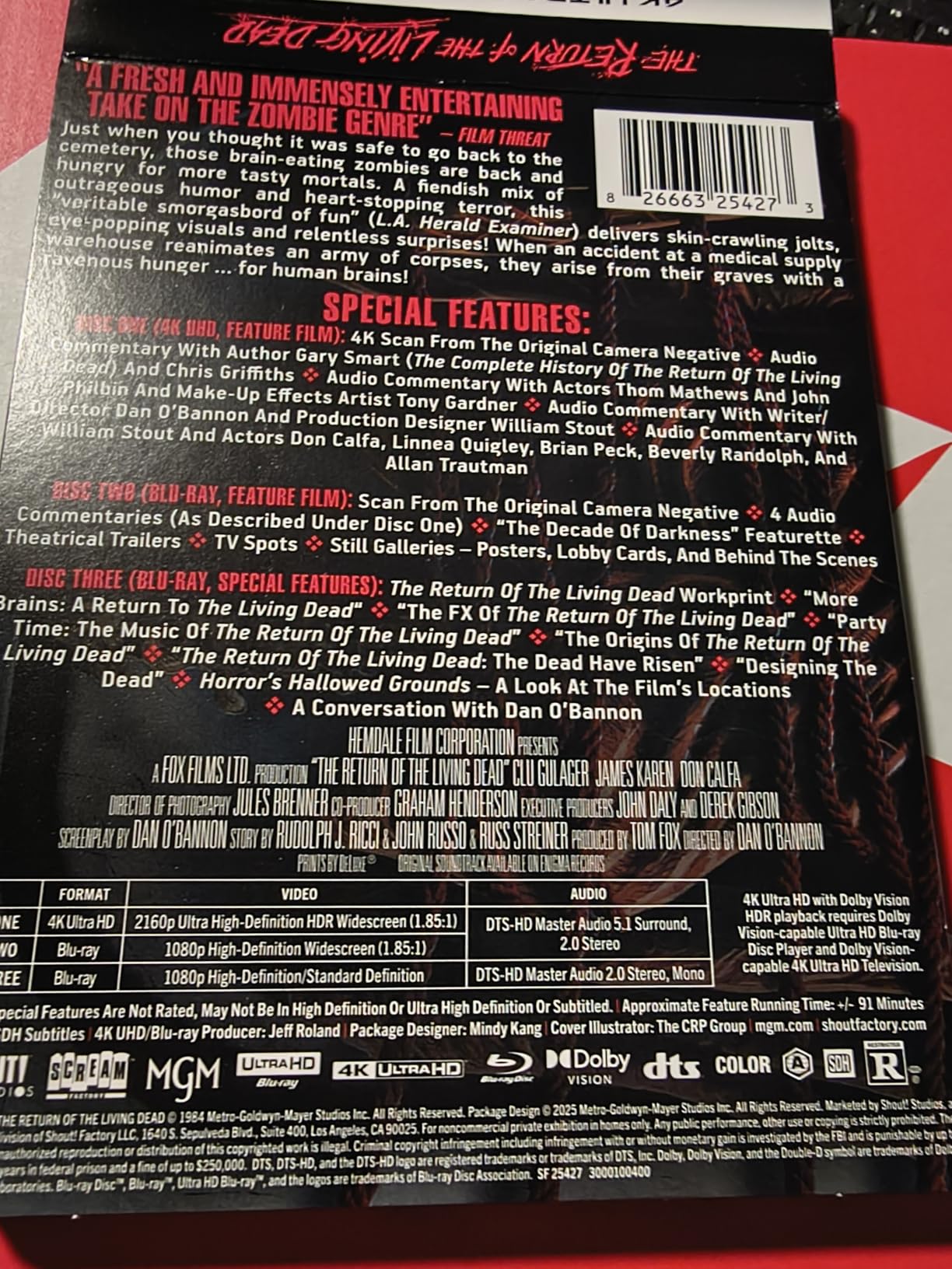 The Return of the Living Dead - Limited Edition Steelbook 4K Ultra HD + Blu-ray customer photo 1
