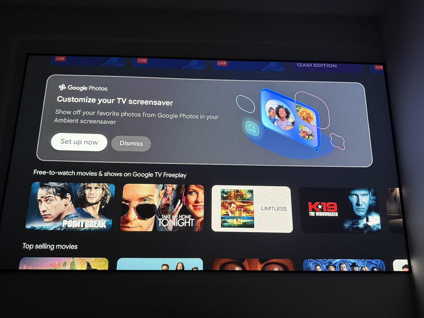 NothingProjector ALR Screen for Ultra Short Throw Projector, 85% Ambient Ceiling Light Rejecting, 100 inch, 4K/8K UHD, Active 3D, Fixed Frame 16:9, Wall Mount Anti Daylight UST, Classic Series NothPJ customer photo 1