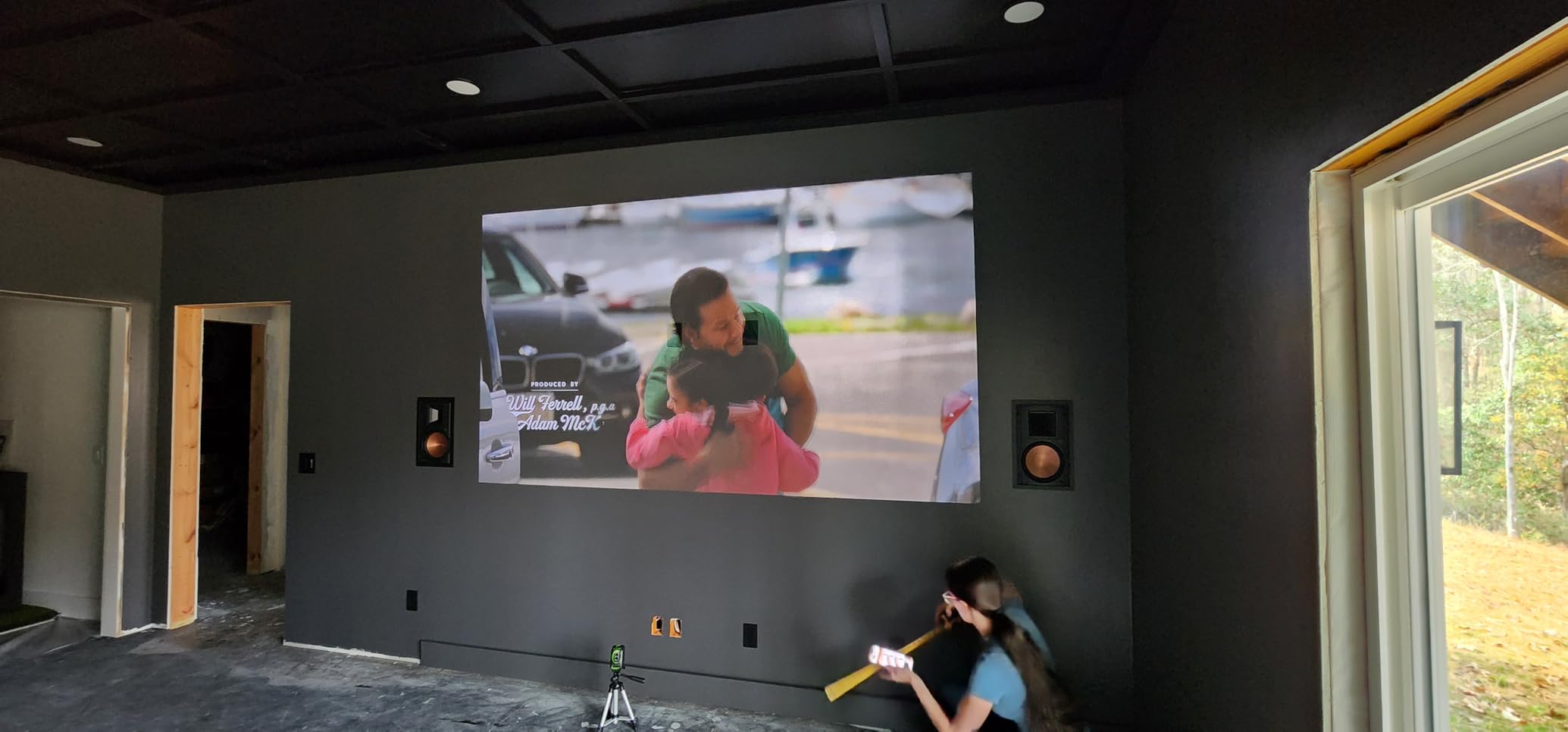 BenQ W4100i 4K HDR Smart Home Theater Projector 3200 Lumens, REC 709, 100% DCI-P3, HDR10+, Factory Calibrated, Android TV with Netflix, 4-Way Lens Shift customer photo 2