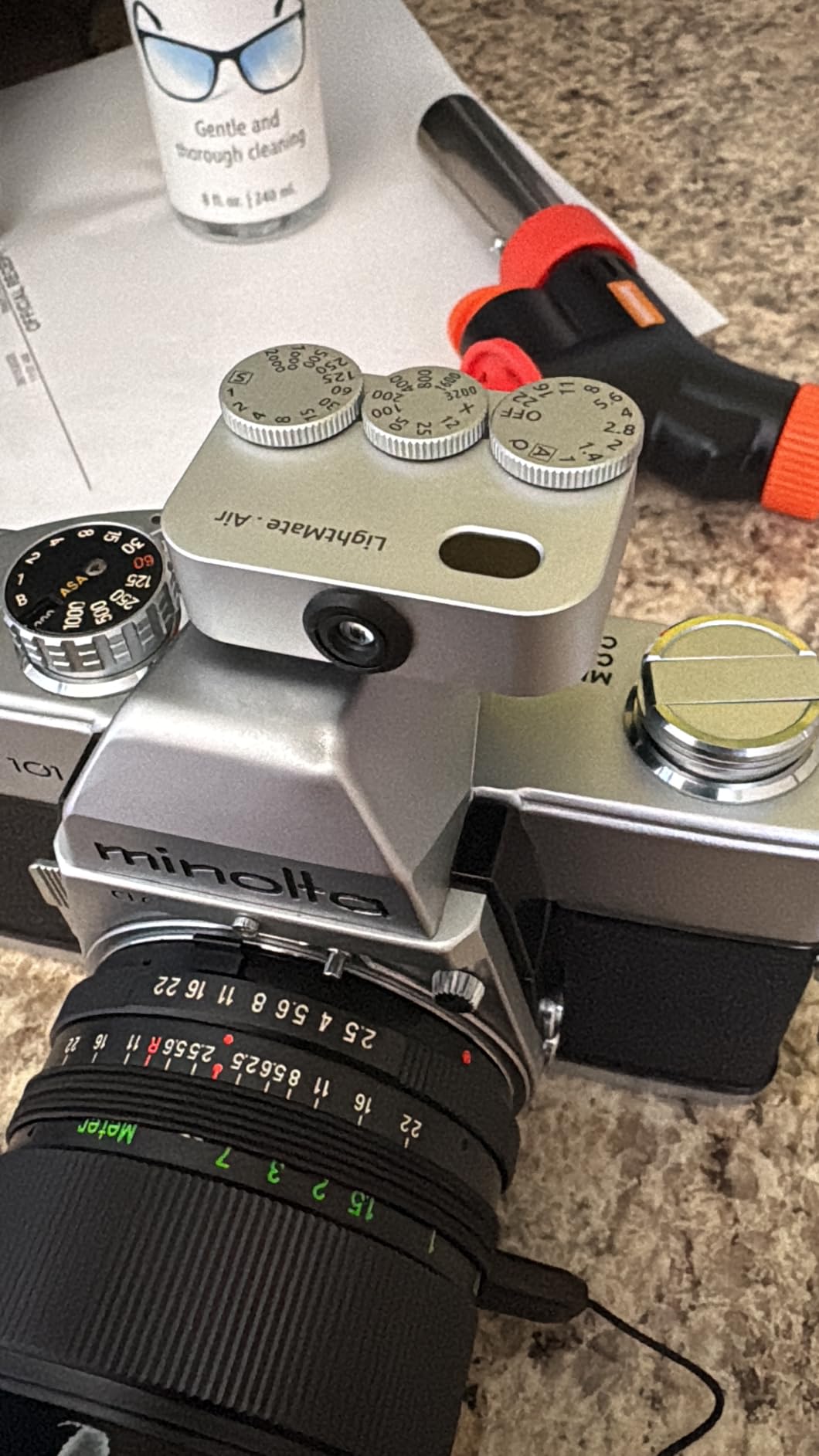 LightMate AirPro Light Meter Photography, 35-Degree Wide-Angle Reflective Digital Exposure Meter for Leica & Film Cameras customer photo 1